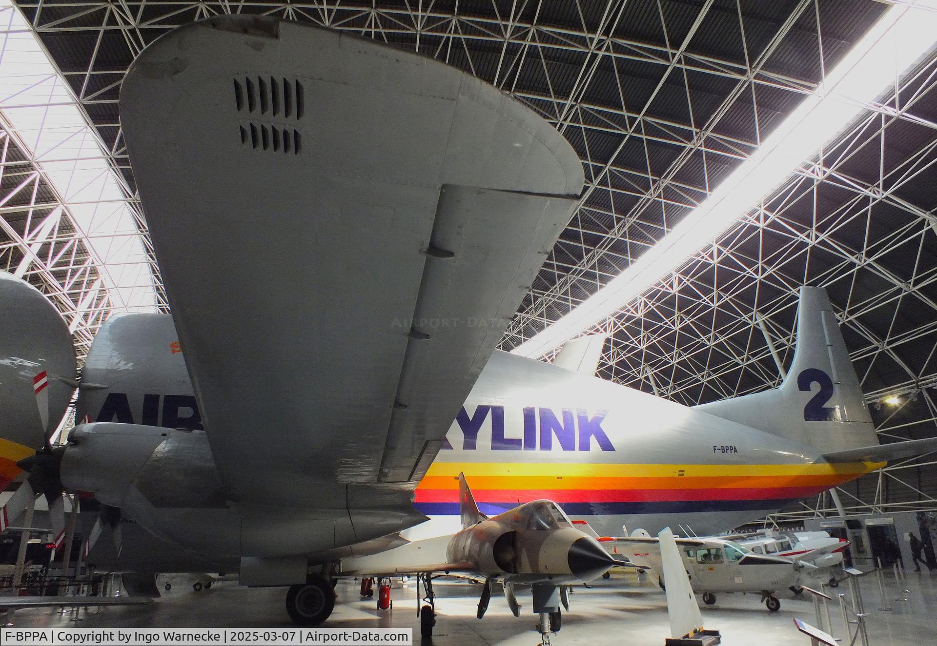 F-BPPA, 1969 Aero Spacelines 377SGT Super Guppy Turbine C/N 0002, Aero Spacelines 377SGT Super Guppy Turbine at the Aeroscopia, Blagnac (Toulouse)