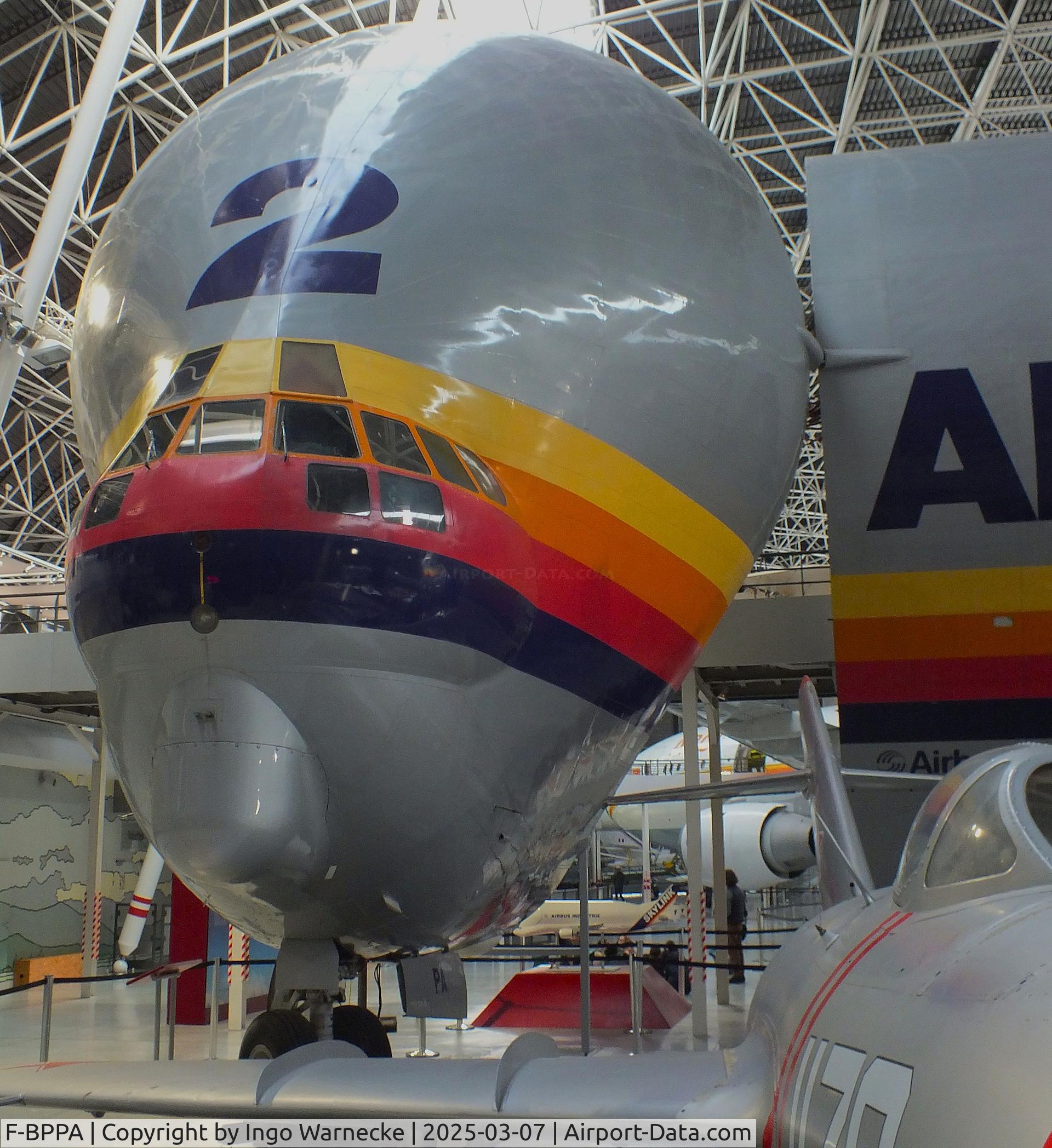 F-BPPA, 1969 Aero Spacelines 377SGT Super Guppy Turbine C/N 0002, Aero Spacelines 377SGT Super Guppy Turbine at the Aeroscopia, Blagnac (Toulouse)