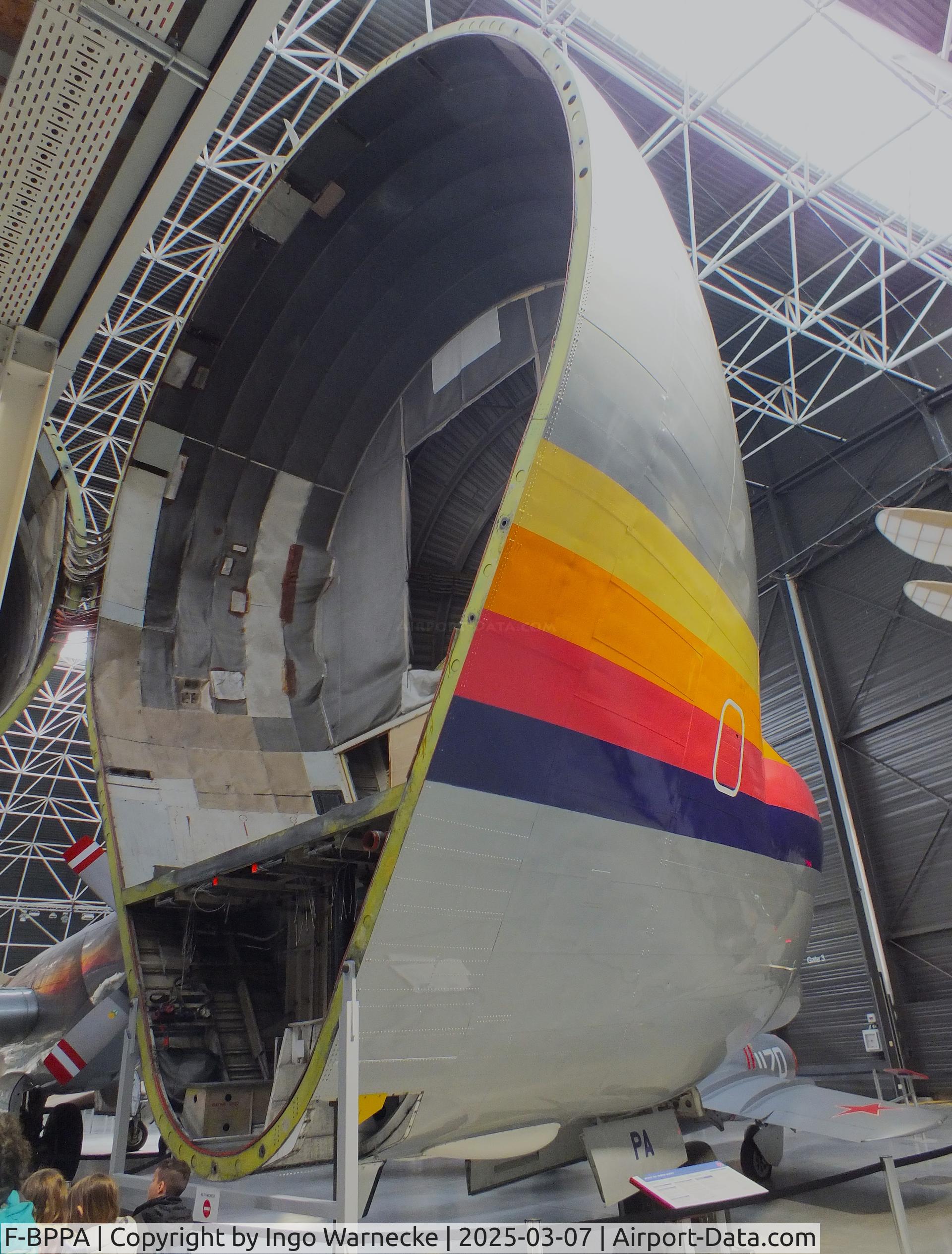 F-BPPA, 1969 Aero Spacelines 377SGT Super Guppy Turbine C/N 0002, Aero Spacelines 377SGT Super Guppy Turbine at the Aeroscopia, Blagnac (Toulouse)
