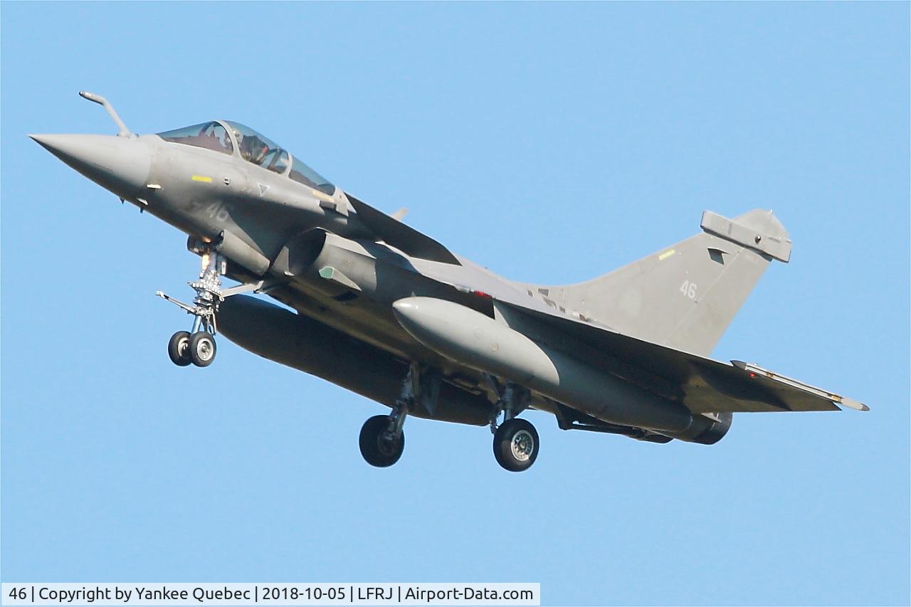 46, 2016 Dassault Rafale M C/N 46, Dassault Rafale M, Landivisiau Naval Air Base (LFRJ-LDV)