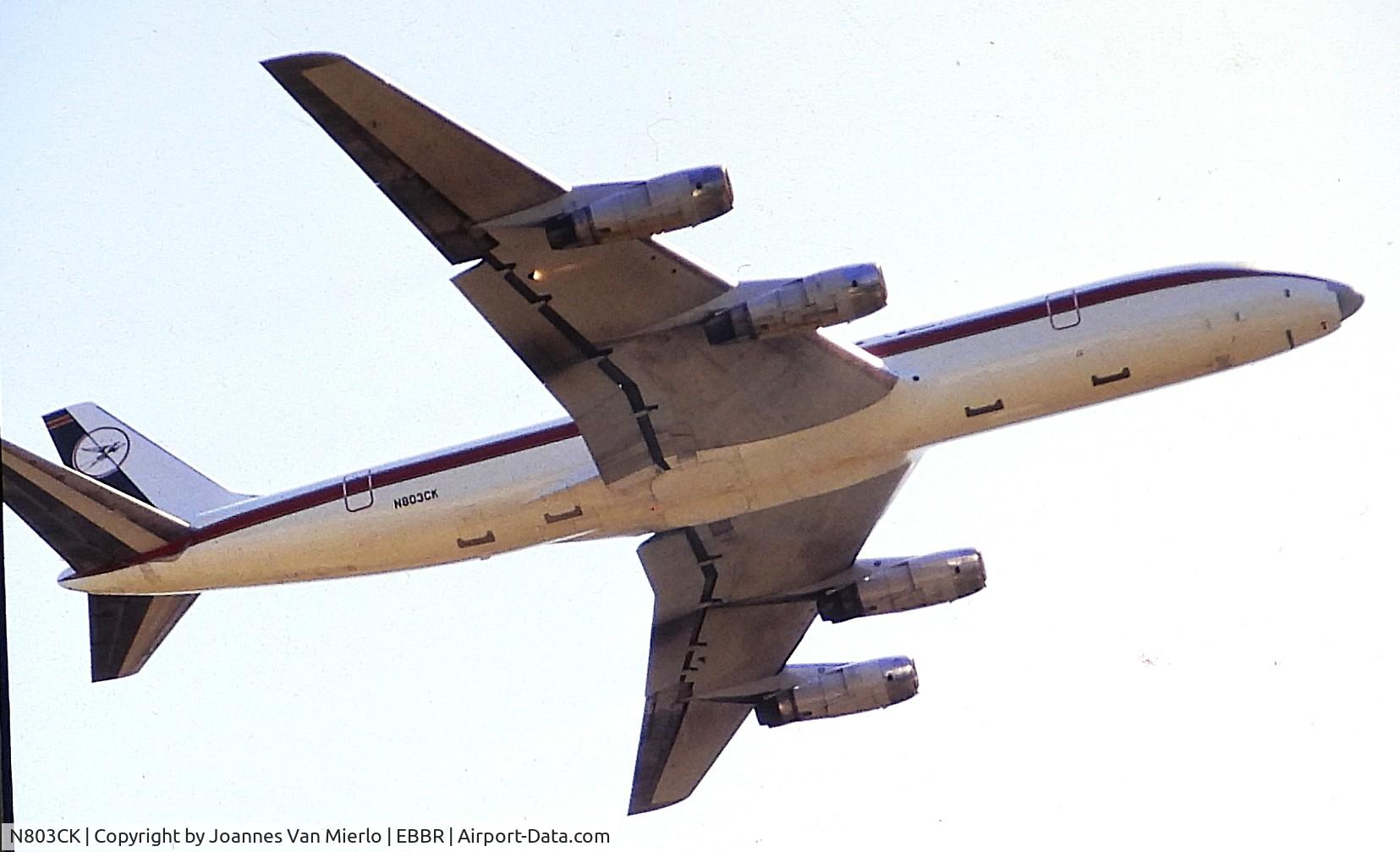 N803CK, 1960 Douglas DC-8F-54 C/N 45610, ex-slide