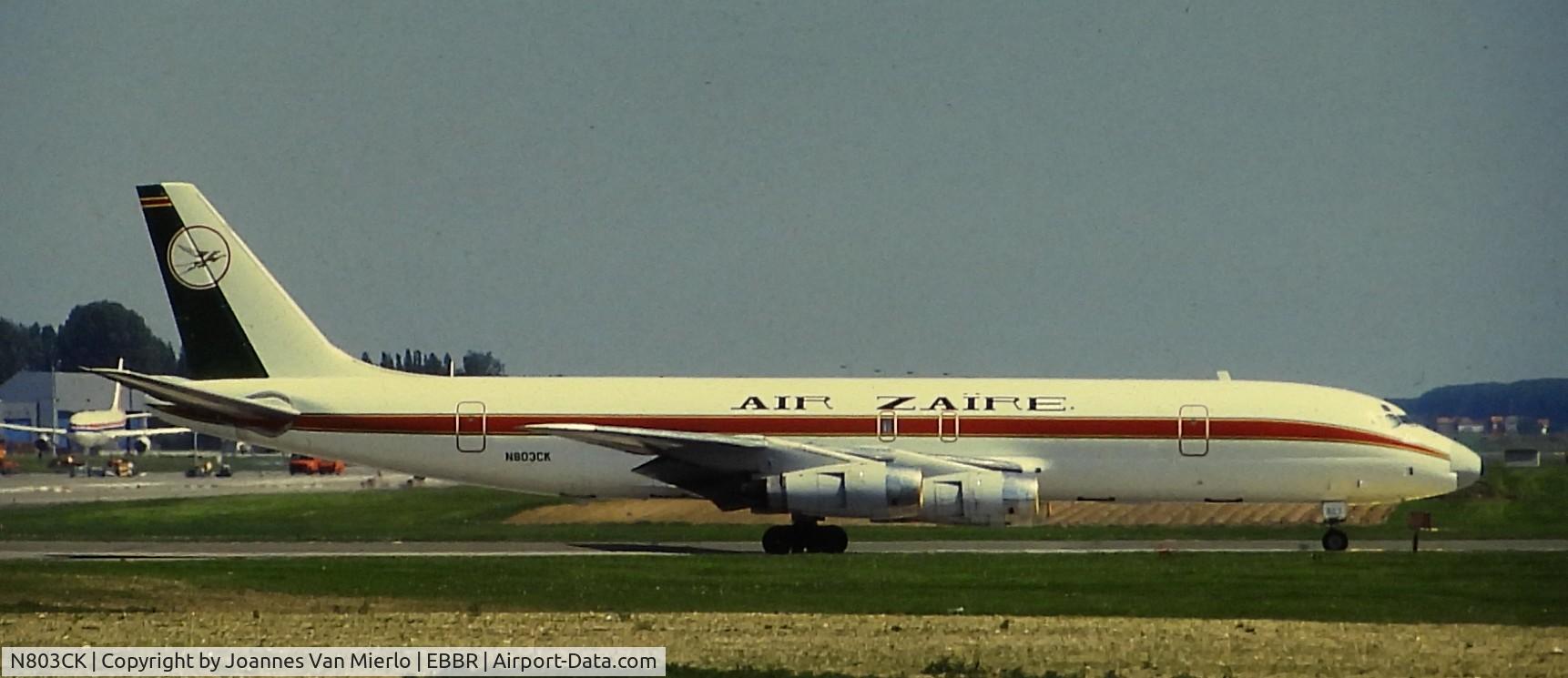 N803CK, 1960 Douglas DC-8F-54 C/N 45610, ex-slide