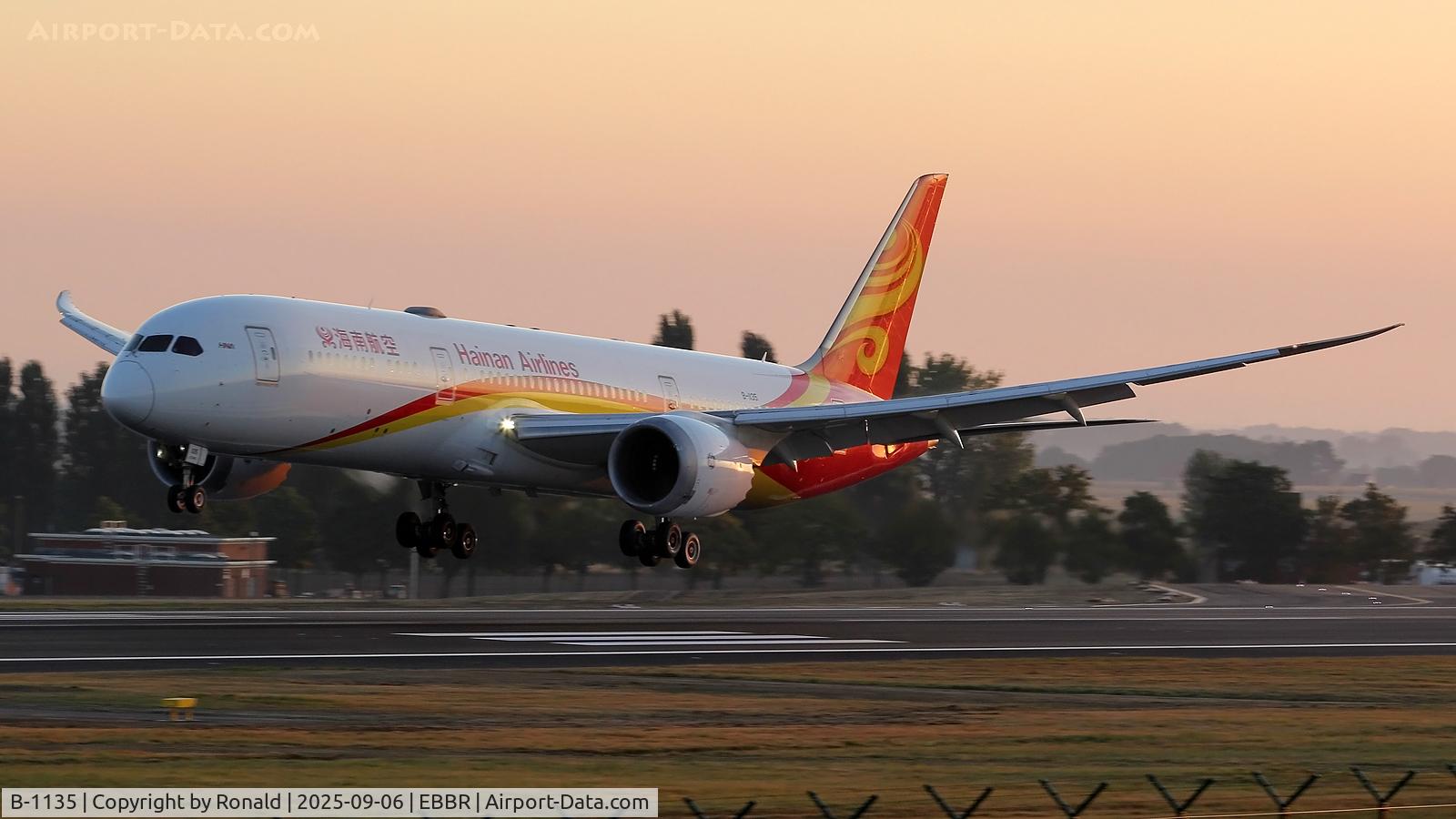B-1135, 2018 Boeing 787-9 Dreamliner Dreamliner C/N 62741, at ebbr