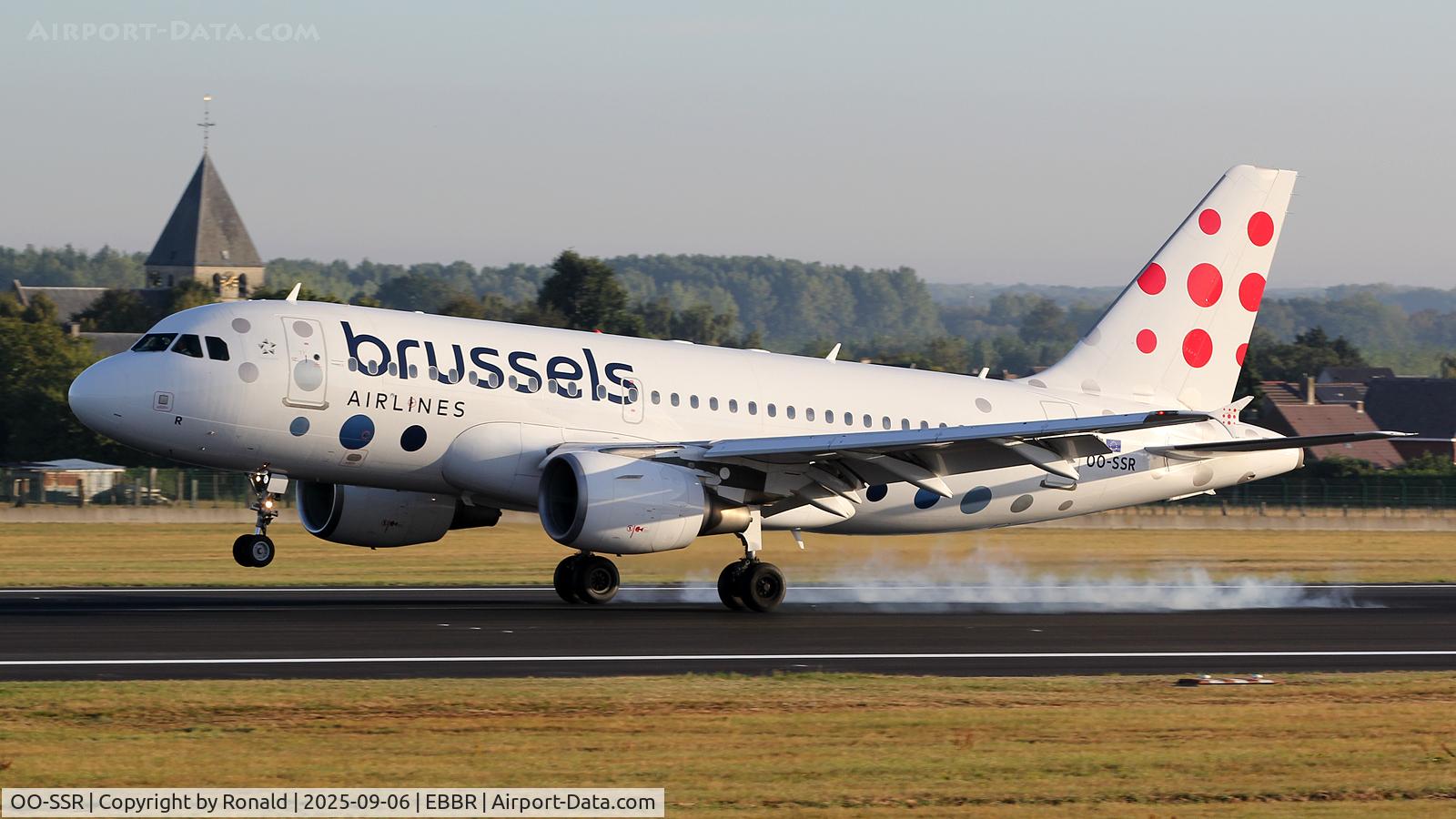 OO-SSR, 2010 Airbus A319-112 C/N 4275, at ebbr
