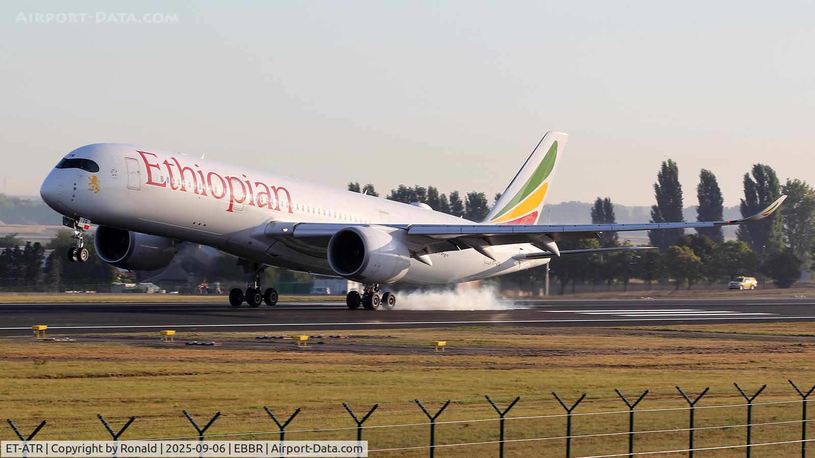 ET-ATR, 2016 Airbus A350-941 C/N 043, at ebbr