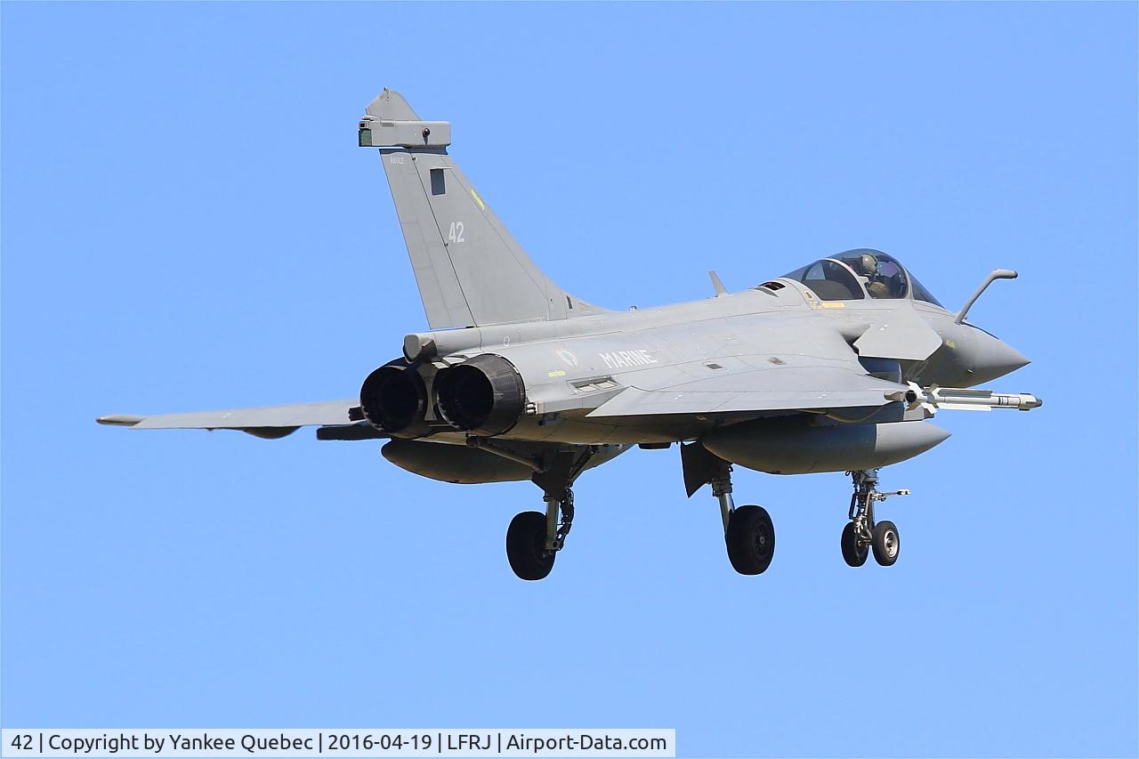 42, 2015 Dassault Rafale M C/N 42, Dassault Rafale M, Landivisiau Naval Air Base (LFRJ-LDV)