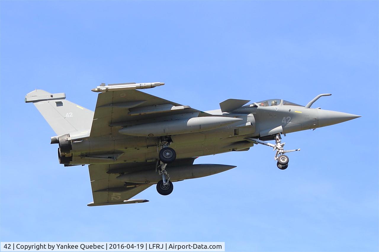 42, 2015 Dassault Rafale M C/N 42, Dassault Rafale M, Landivisiau Naval Air Base (LFRJ-LDV)
