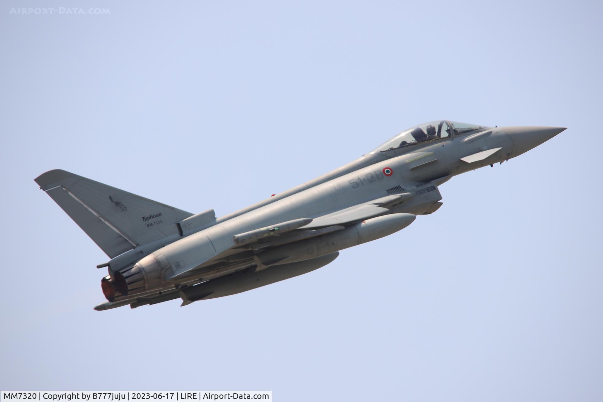 MM7320, Eurofighter EF-2000 Typhoon S C/N IS052, at LIRE