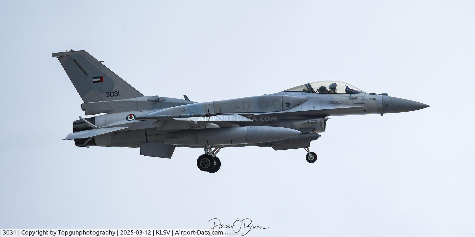 3031, Lockheed Martin F-16E Fighting Falcon BLOCK 60 C/N RE-6, CHEVY31 returns from RF25-2 mission