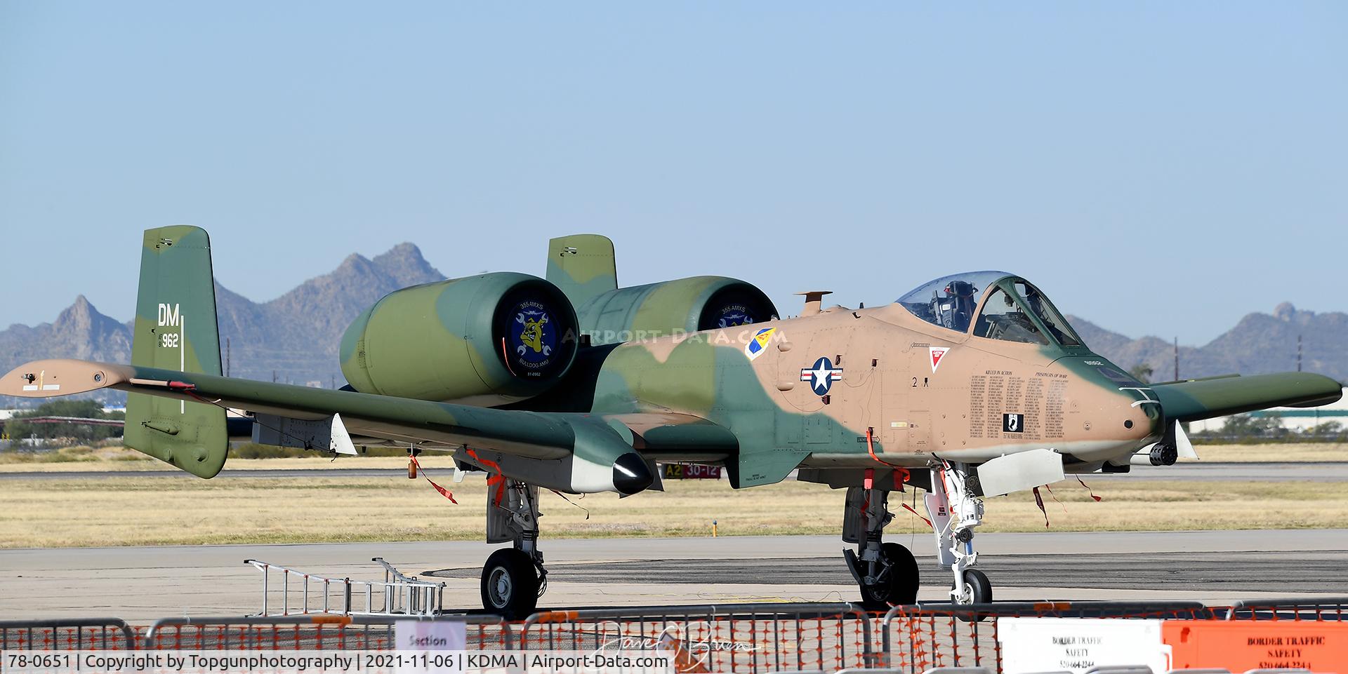 78-0651, 1978 Fairchild Republic A-10C Thunderbolt II C/N A10-0271, A-10 Demo at Davis-Monthan AFB