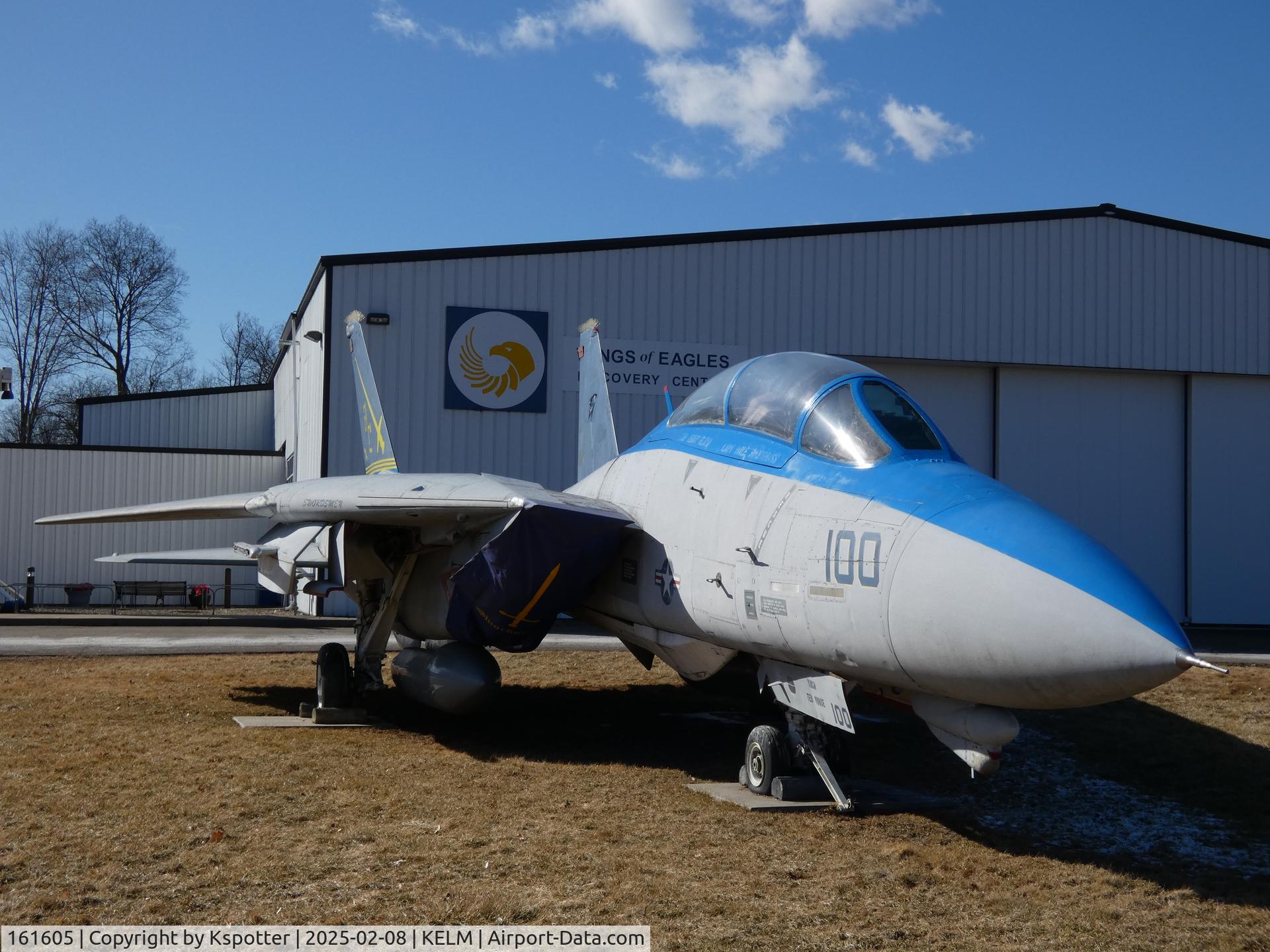 161605, Grumman F-14A Tomcat C/N 464, On display at the Wings of Eagles Discovery Center