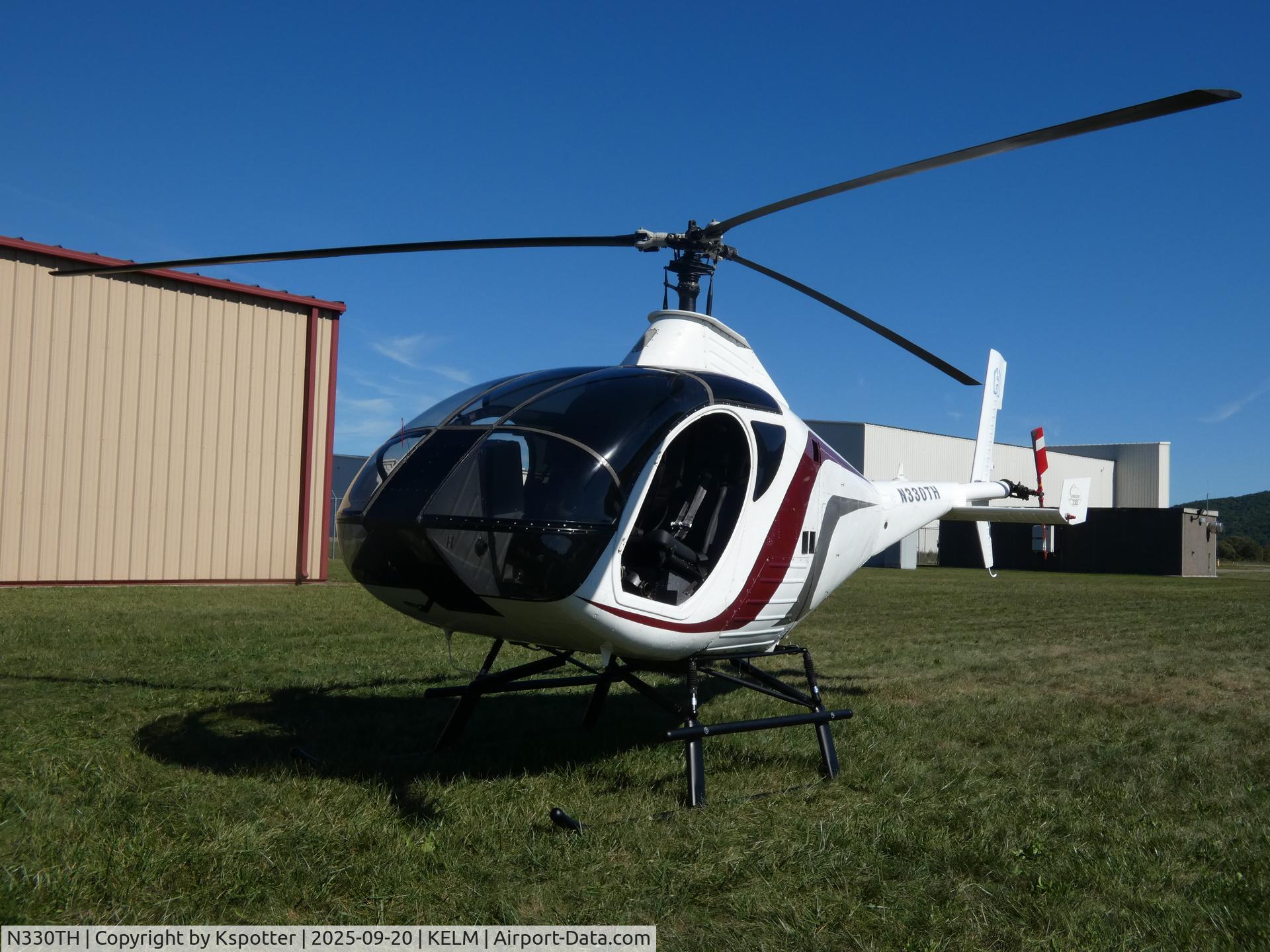 N330TH, 1992 Schweizer 269D C/N 0002, Very boxy looking heli