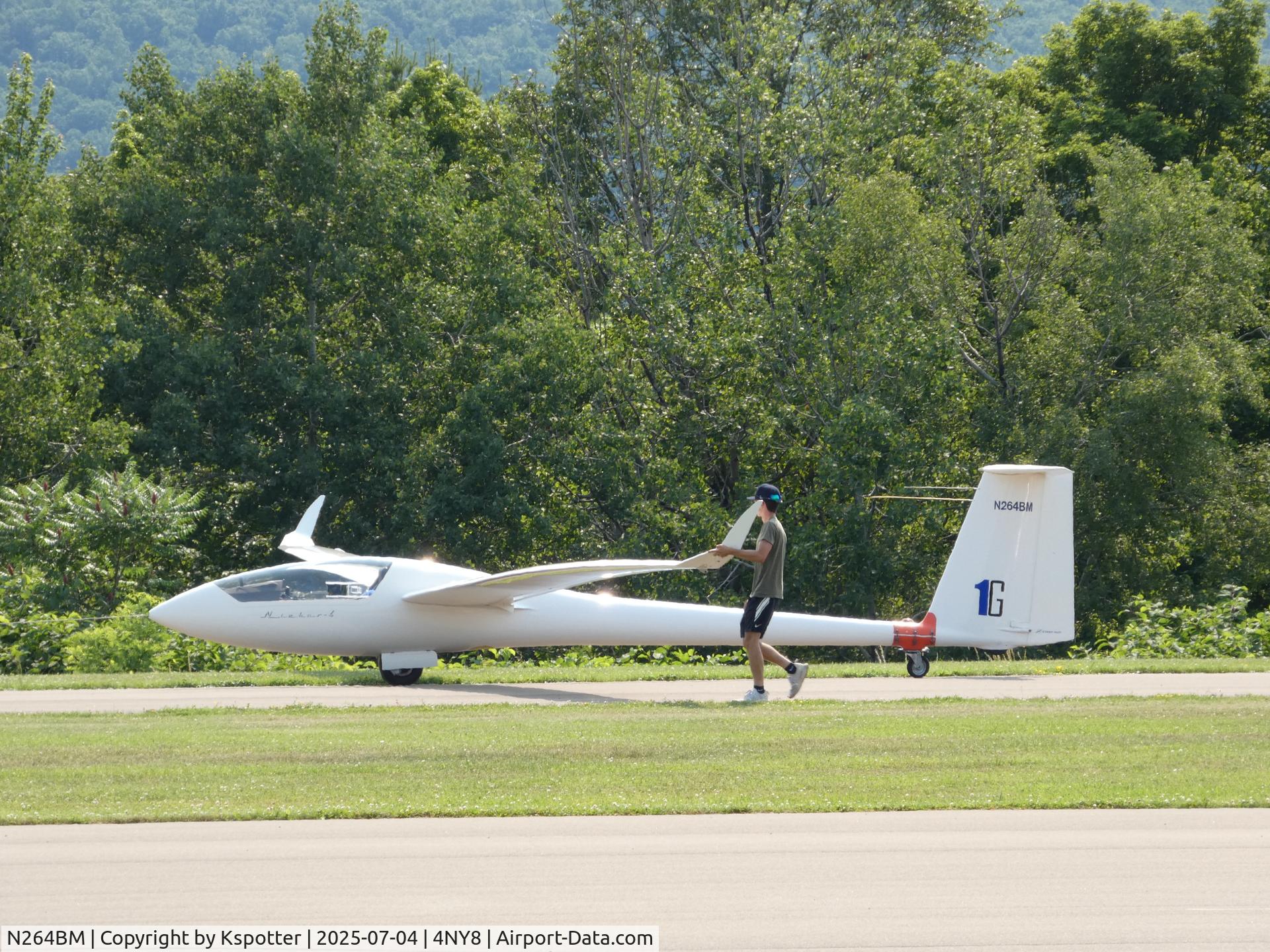N264BM, 2000 Schempp-Hirth NIMBUS 4 C/N 15, Had a rough touchdown and showed just how flexible the wings are