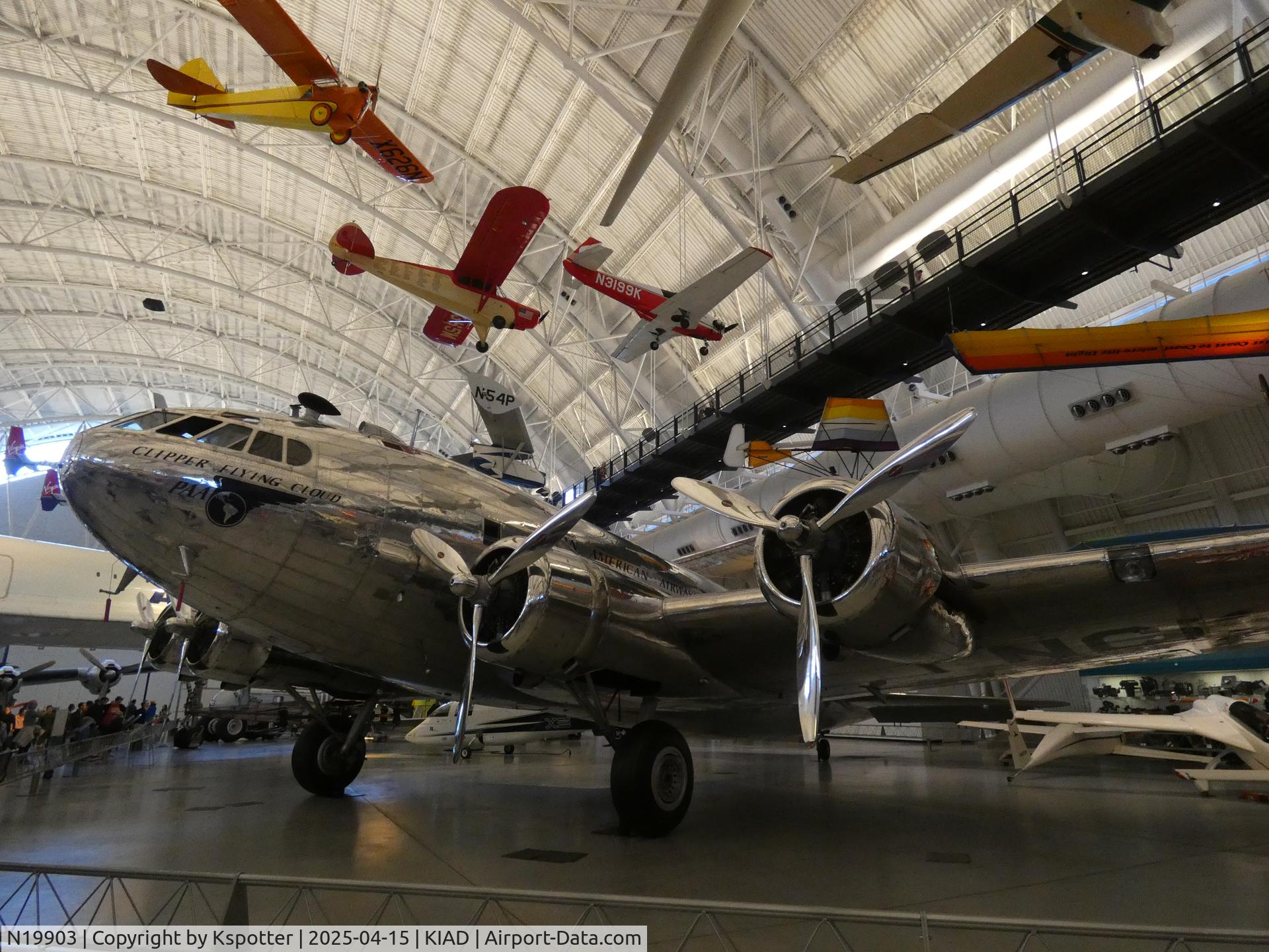 N19903, 1940 Boeing SA-307B-1 Stratoliner C/N 2003, Trip to Udvar Hazy Center