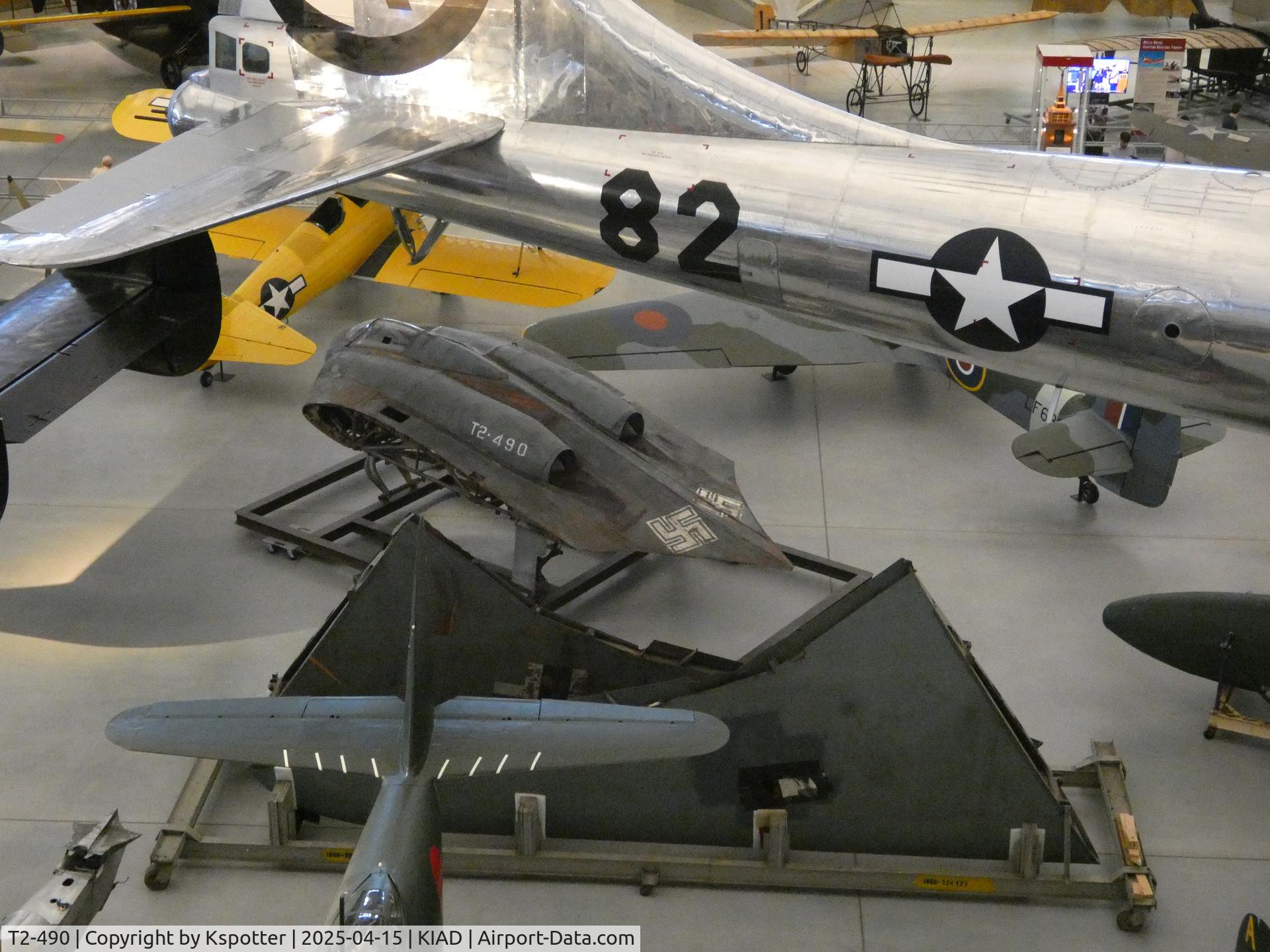 T2-490, 1944 Horten Ho-229V-3 C/N T2-490, Overhead shot of the only remaining Ho 229, wish it was fully assembled