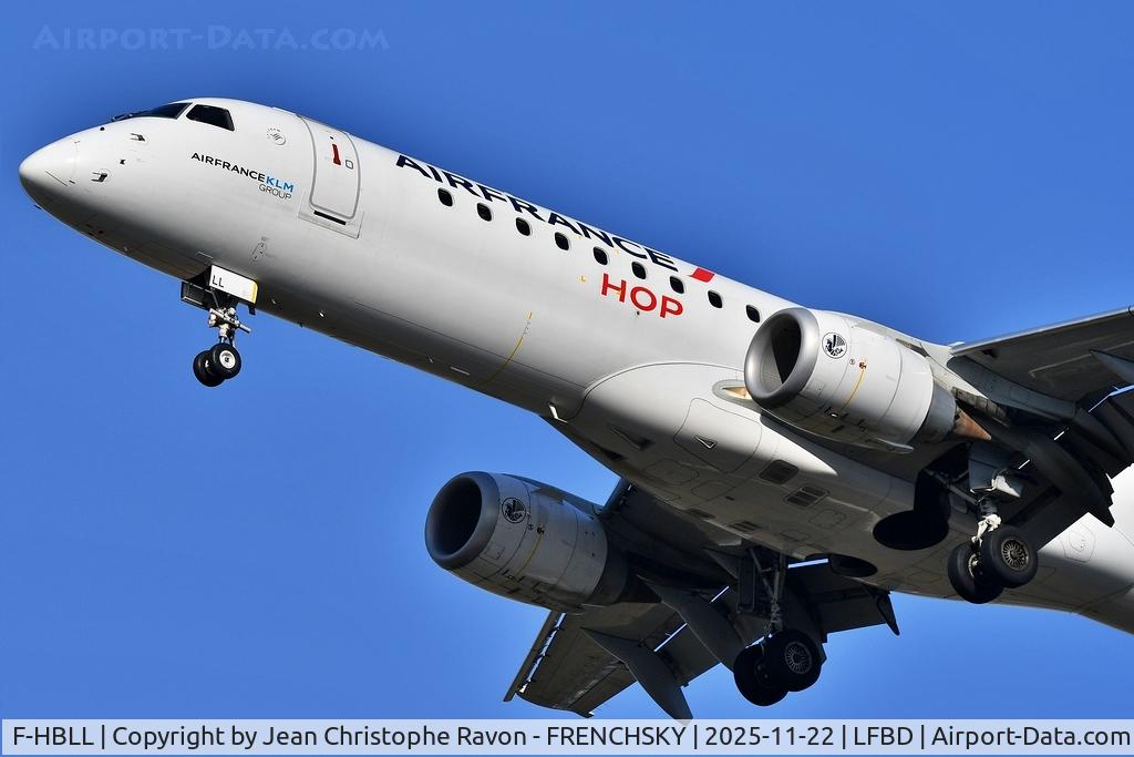F-HBLL, 2019 Embraer ERJ190-100STD C/N 19000767, Amsterdam (AMS)	Bordeaux (BOD)	KL1441