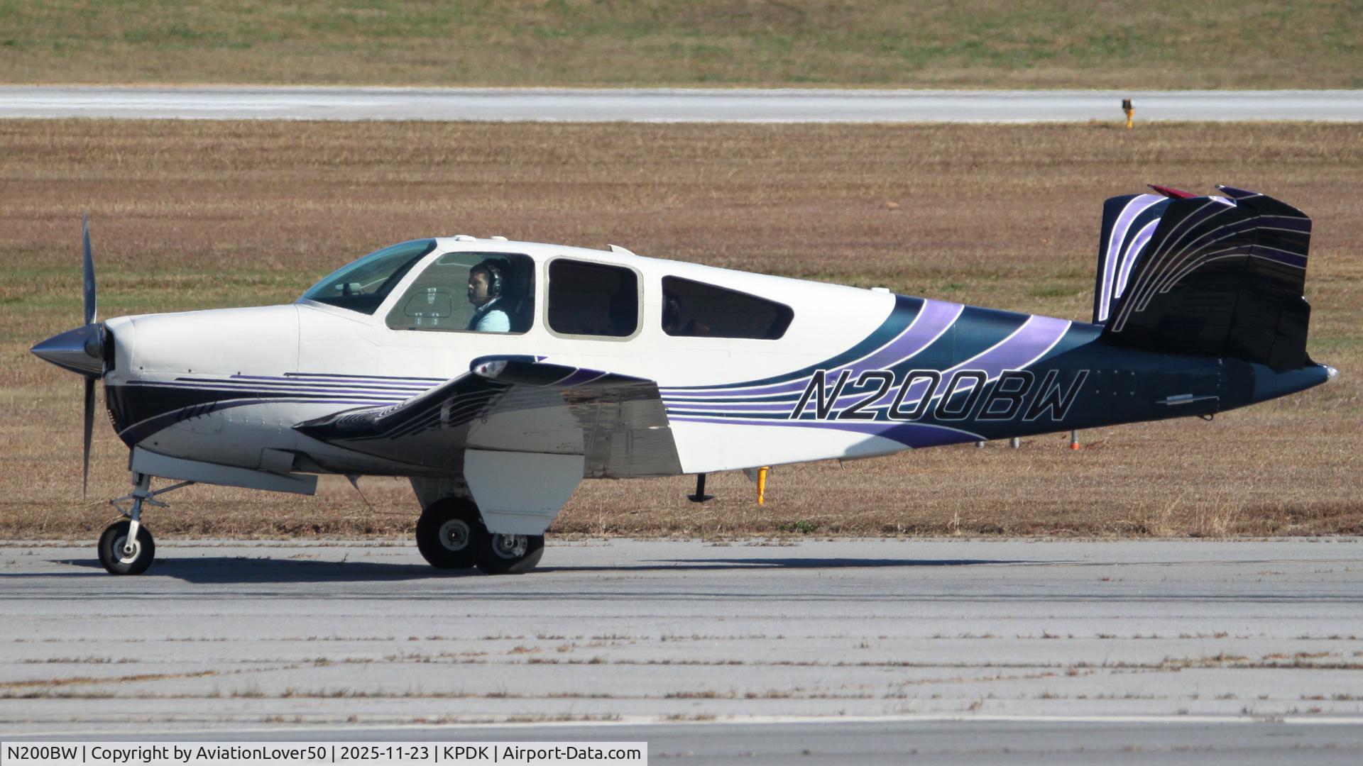 N200BW, 1965 Beech S35 Bonanza C/N D-7954, S35 Bonanza