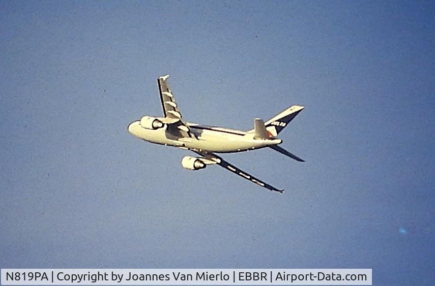 N819PA, 1988 Airbus A310-324 C/N 456, ex-slide