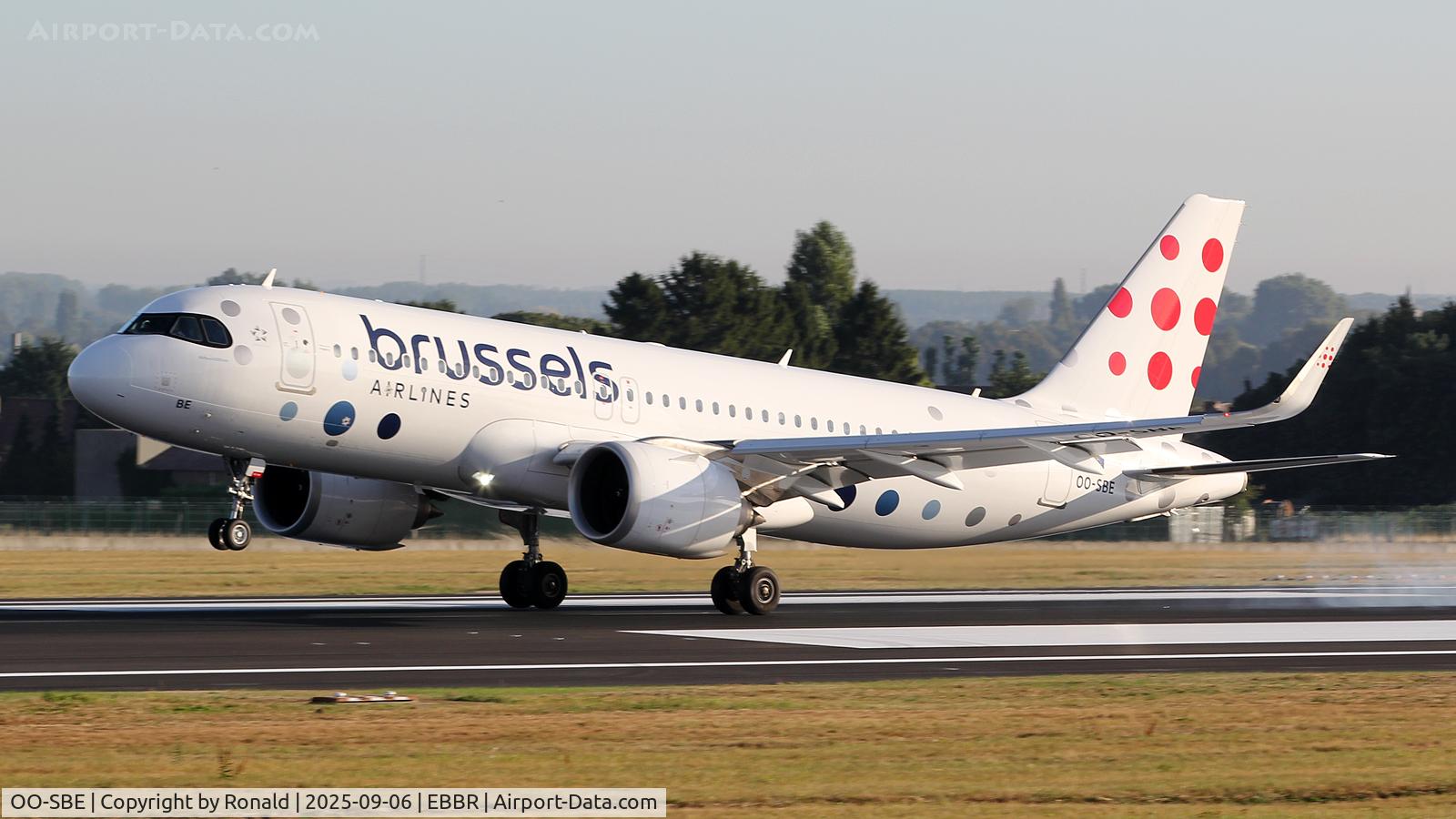OO-SBE, 2024 Airbus A320-251N C/N 12069, at ebbr