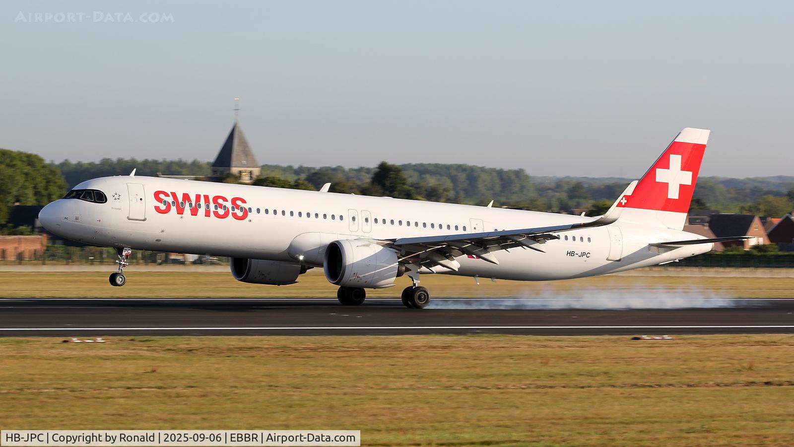 HB-JPC, 2023 Airbus A321-271NX C/N 11298, at ebbr