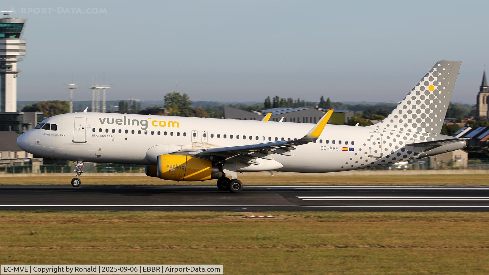 EC-MVE, 2018 Airbus A320-232 C/N 8130, at ebbr