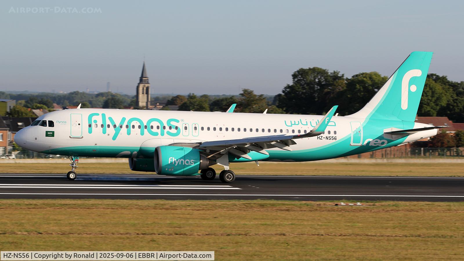 HZ-NS56, 2023 Airbus A320-251N C/N 11289, at ebbr