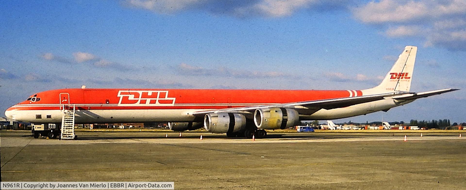 N961R, 1970 Douglas DC-8-73F C/N 46133, ex-slide
