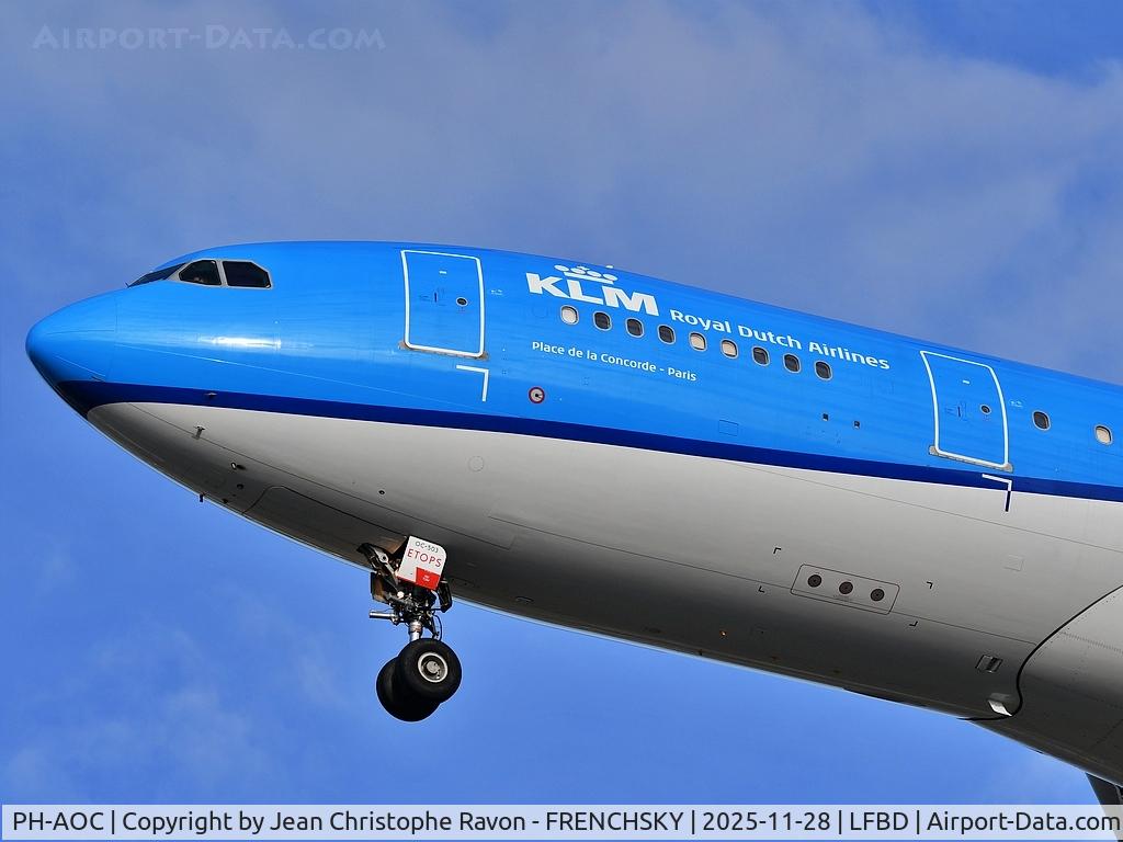 PH-AOC, 2005 Airbus A330-203 C/N 703, KLM9860