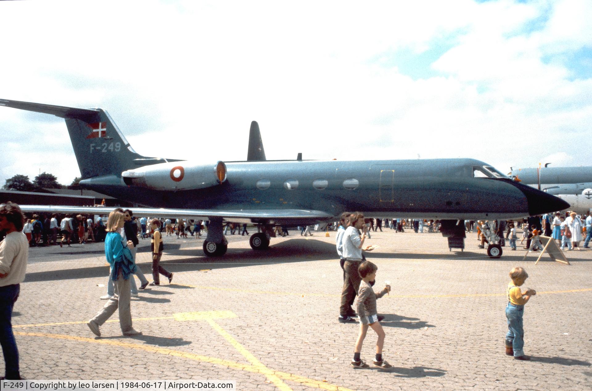 F-249, 1979 Gulfstream G-III SMA-3 C/N 249, Værløse AB 17.6.1984