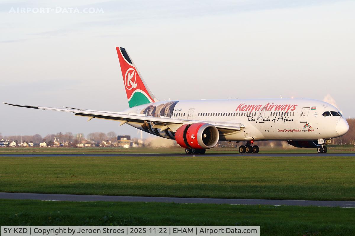 5Y-KZD, 2014 Boeing 787-8 Dreamliner C/N 36041, eham