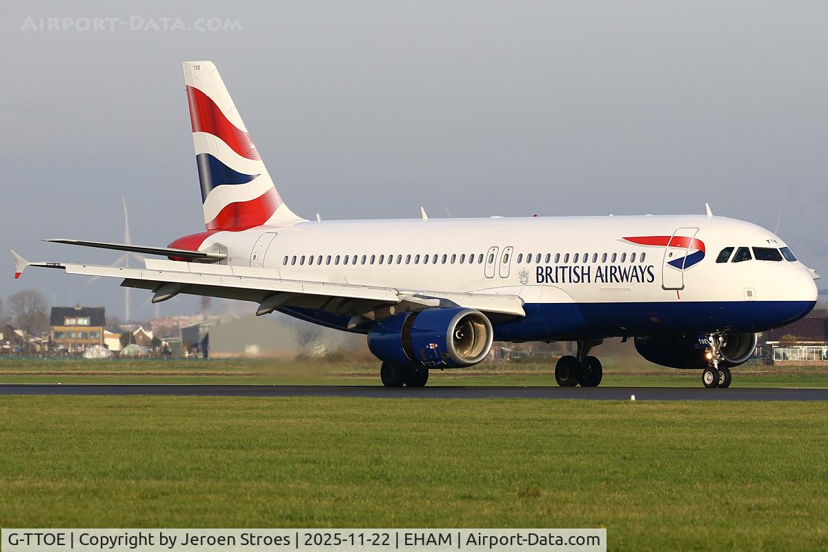 G-TTOE, 2002 Airbus A320-232 C/N 1754, eham