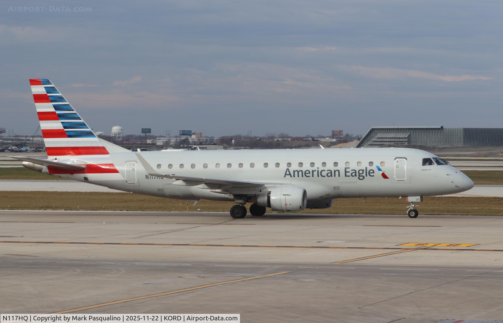 N117HQ, 2007 Embraer 175LR (ERJ-170-200LR) C/N 17000184, ERJ-170-200LR