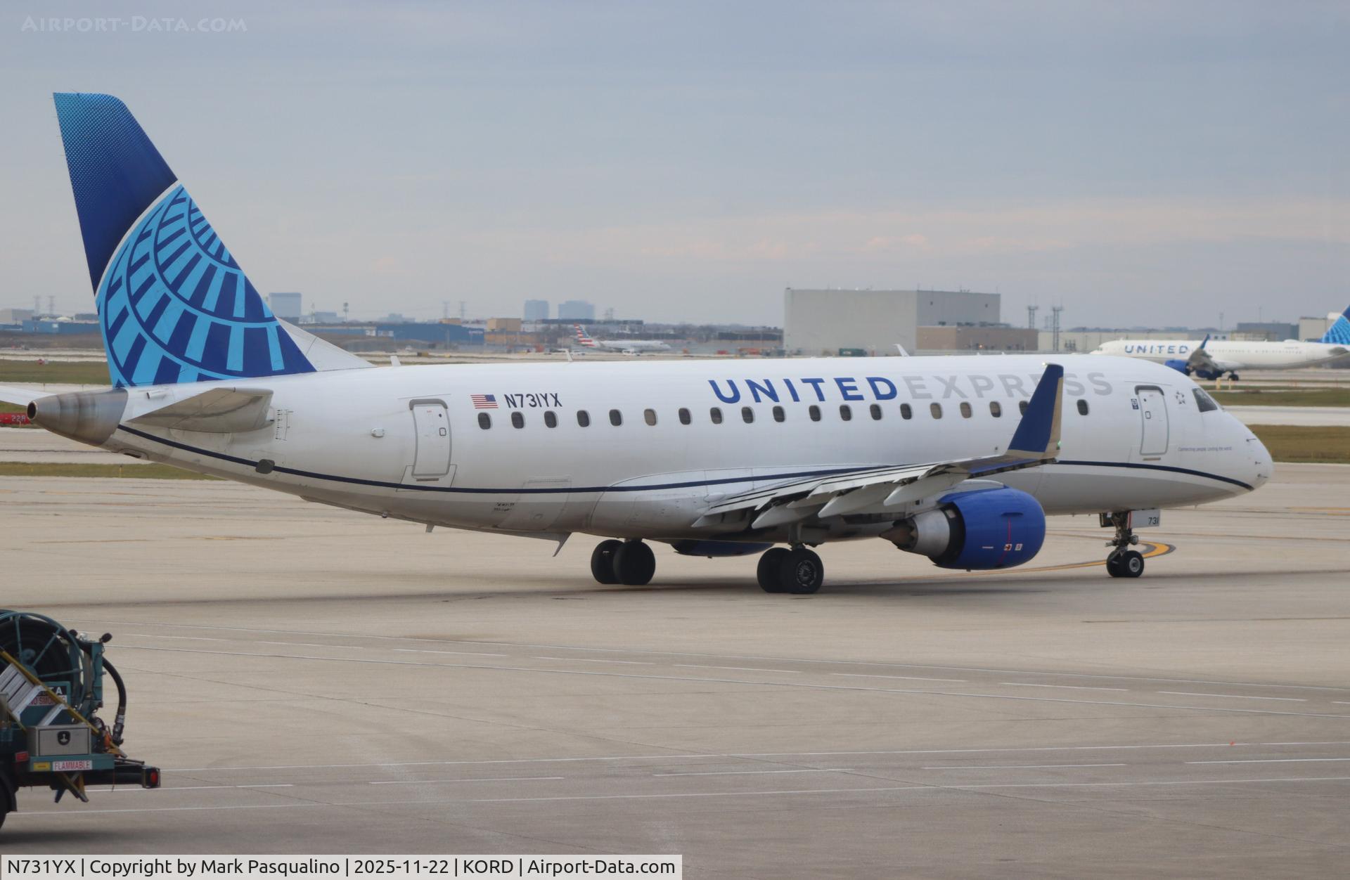 N731YX, 2015 Embraer 175LR (ERJ-170-200LR) C/N 17000520, ERJ-170-200LR