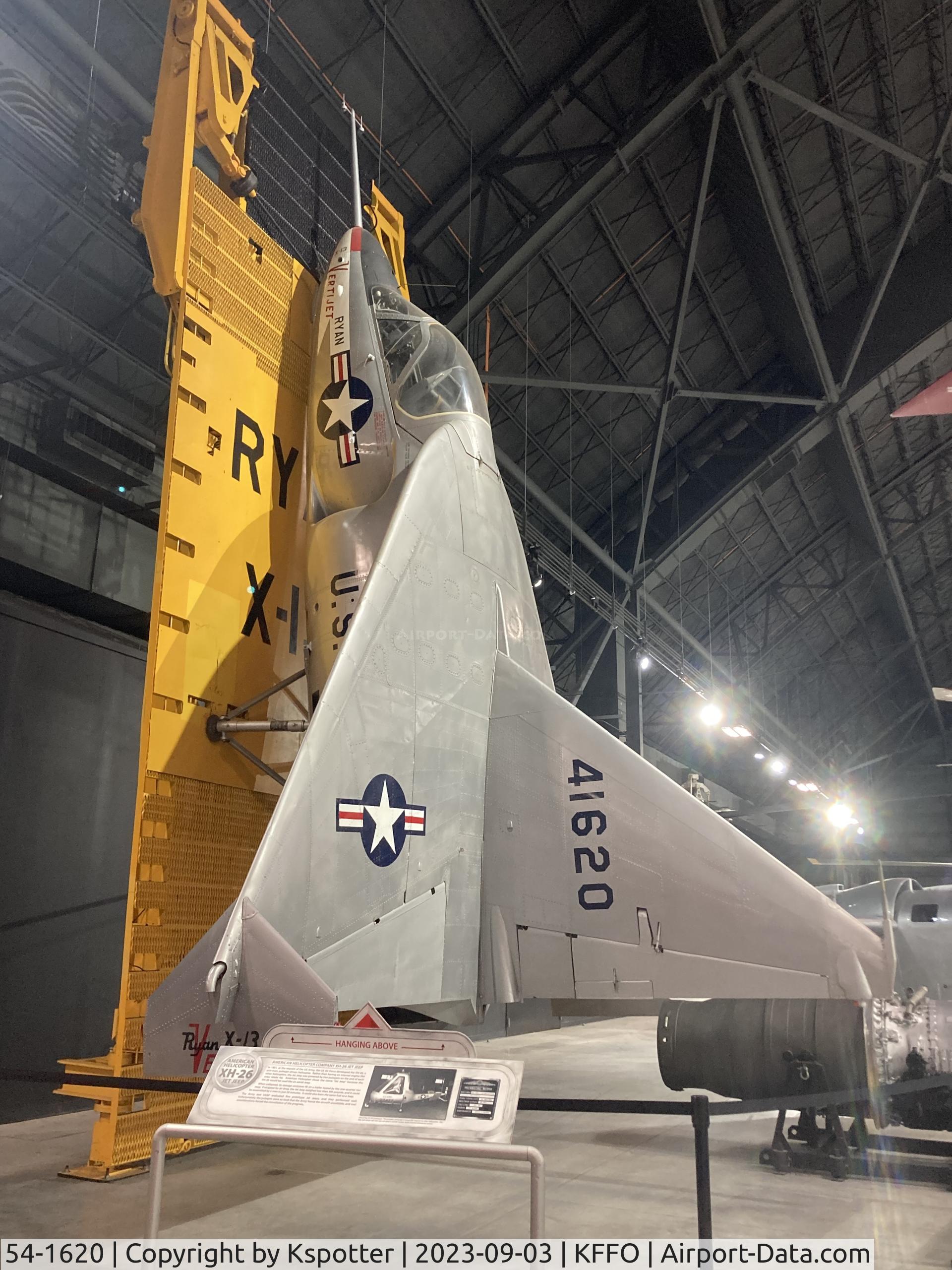 54-1620, 1954 Ryan X-13-RY Vertijet C/N Not found 54-1620, Trip to NMUSAF