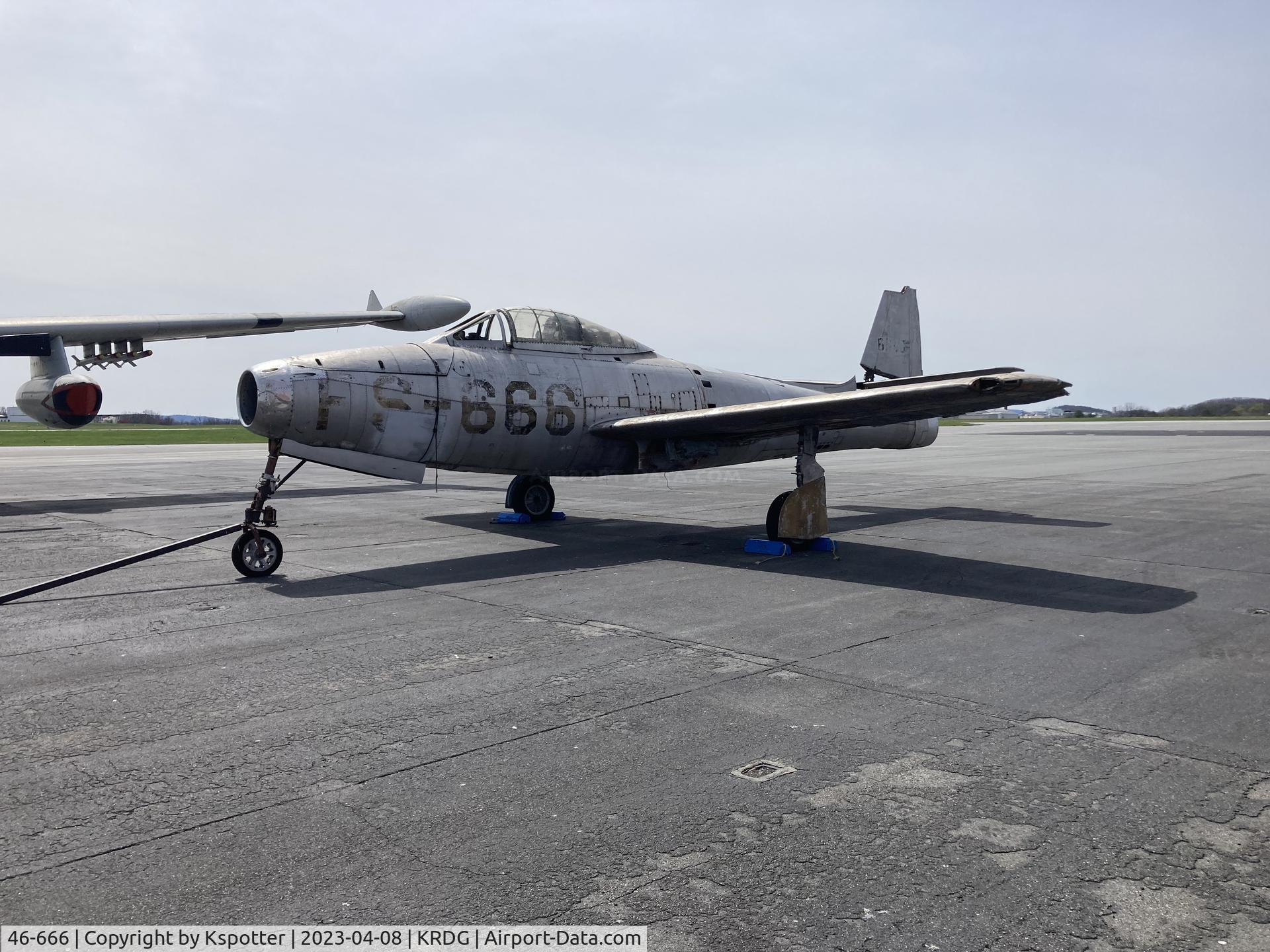 46-666, 1946 Republic P-84B Thunderjet C/N 219, 