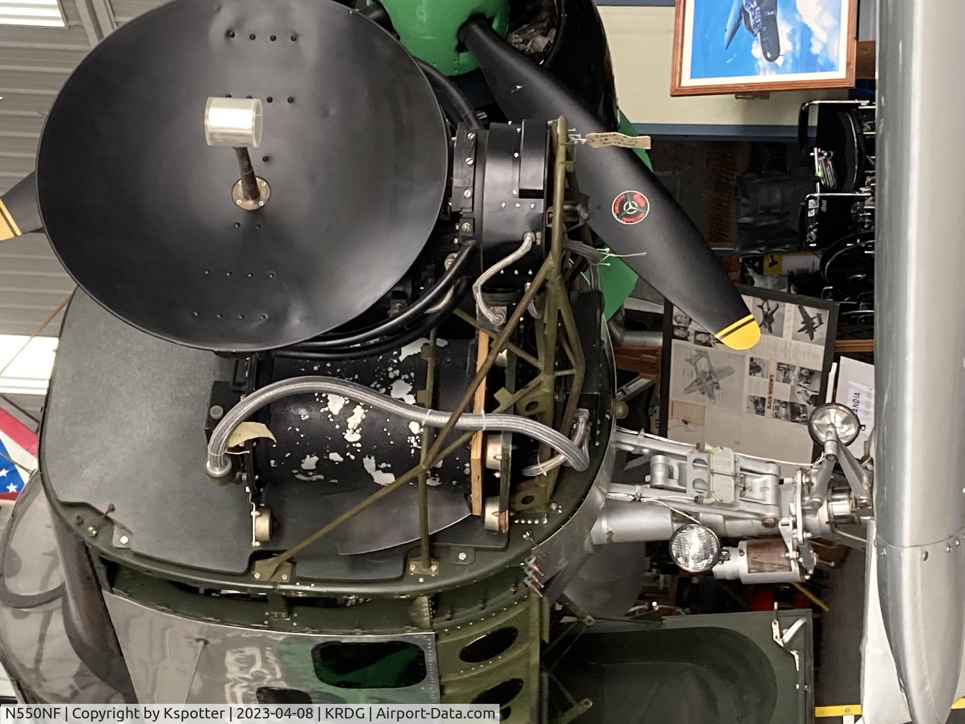 N550NF, 1944 Northrop P-61B Black Widow C/N 964, P-61's radar is exposed