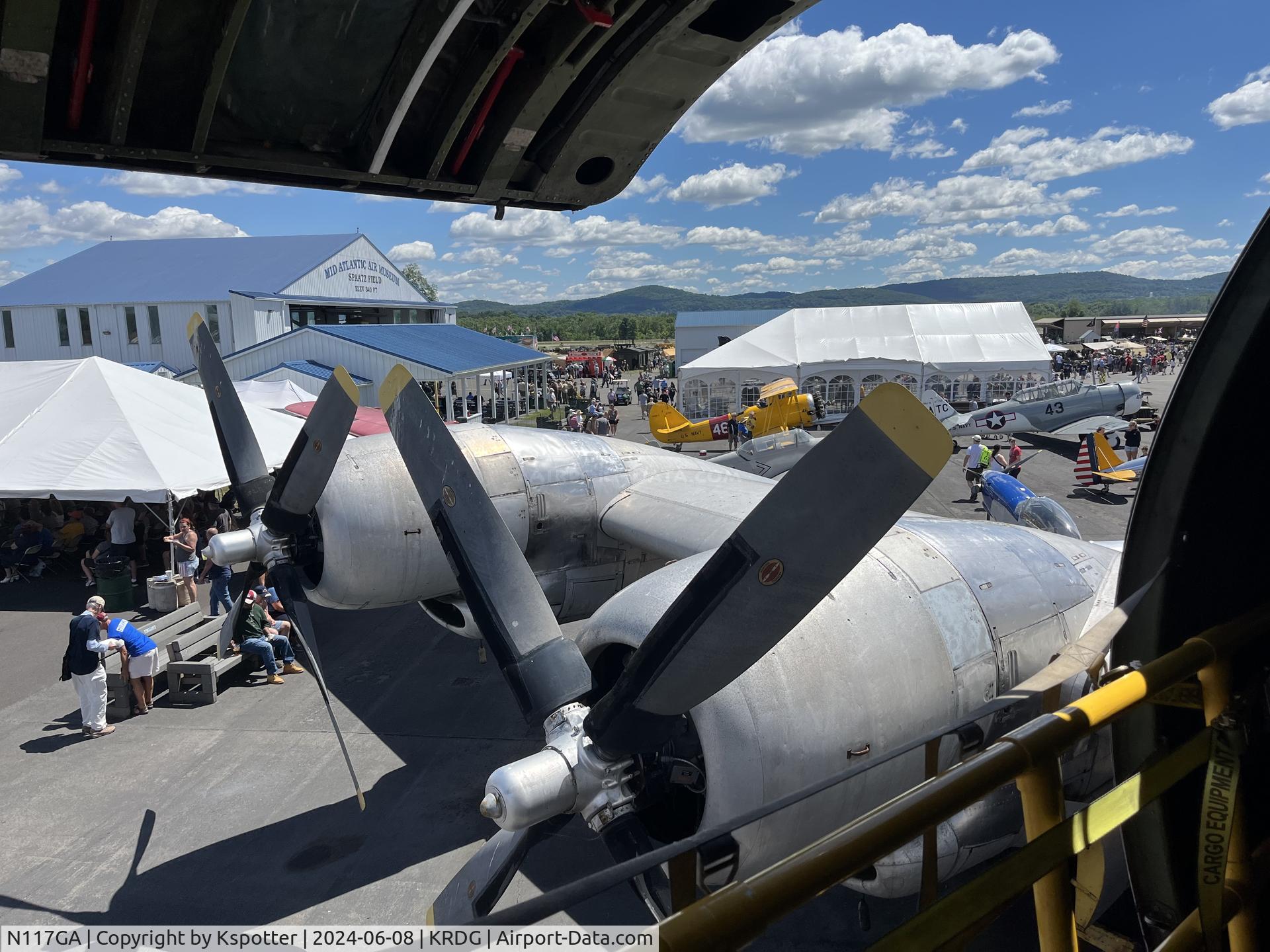 N117GA, 1952 Boeing C-97G (367-76-66) Stratofreighter C/N 16749, Former KC-97 was open to visitors during the 2024 WWII Weekend airshow