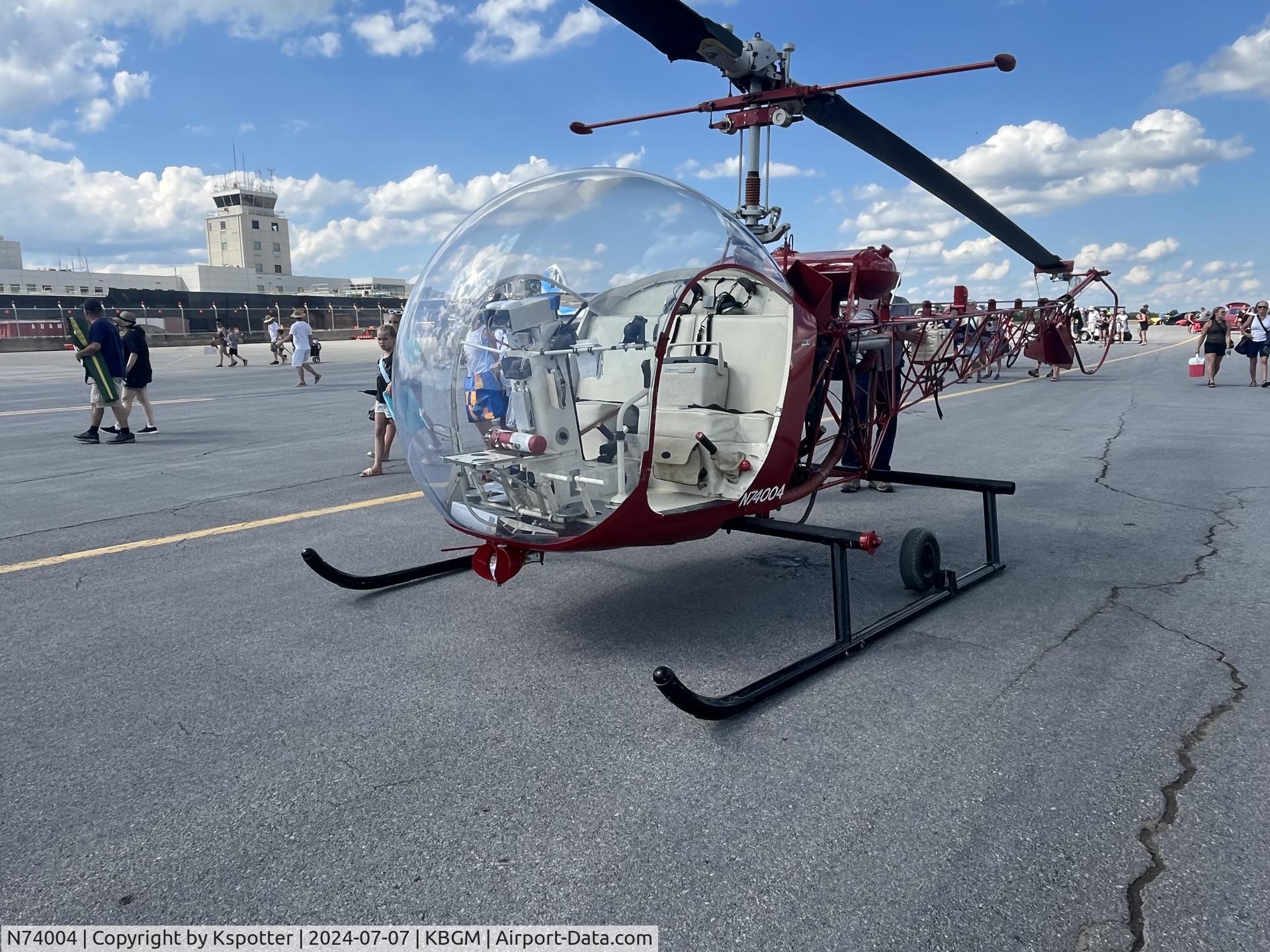 N74004, 1951 Bell 47D-1 C/N 403, 2024 Greater Binghamton Airshow