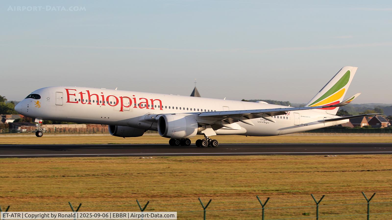 ET-ATR, 2016 Airbus A350-941 C/N 043, at ebbr