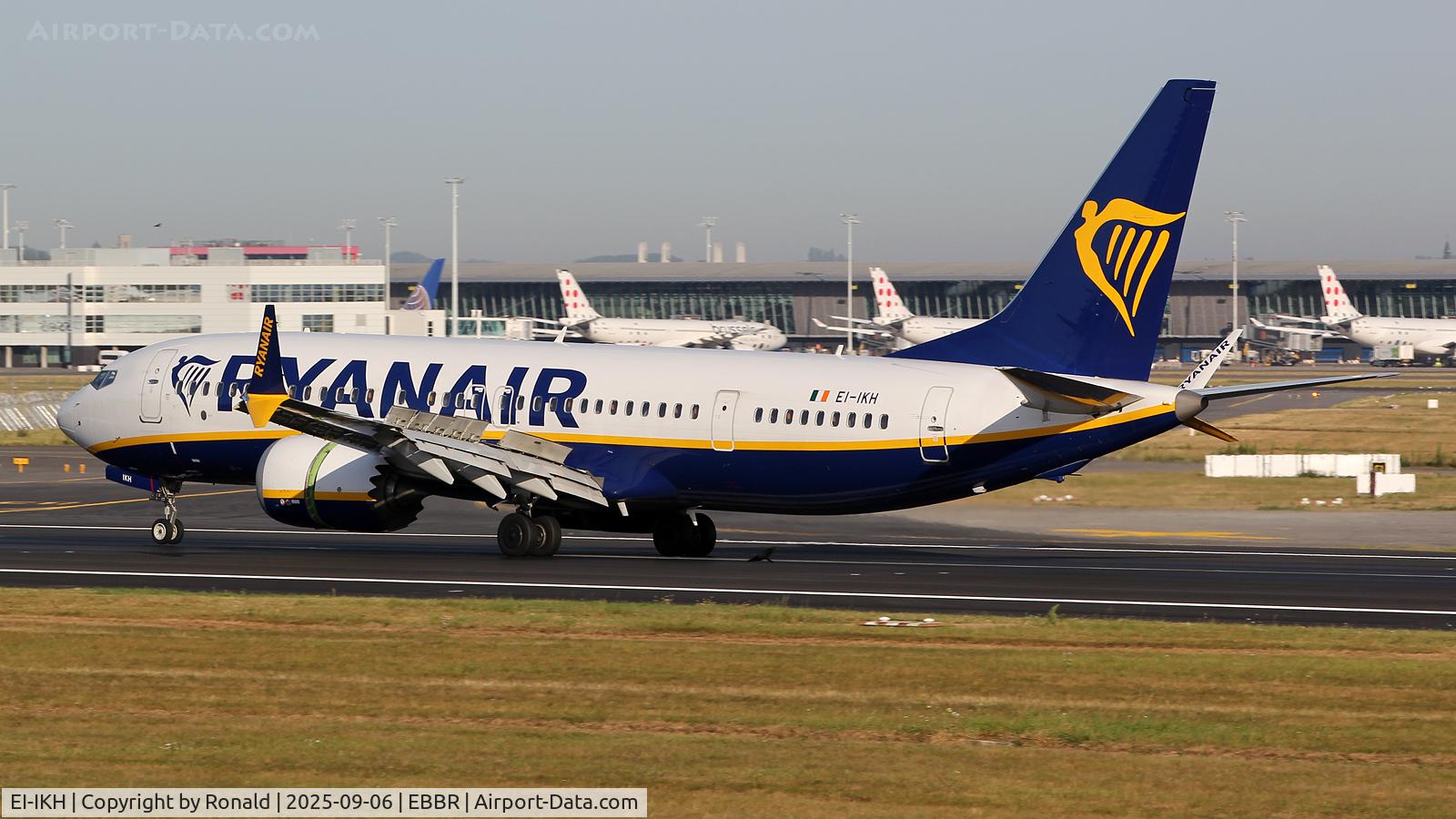EI-IKH, 2024 Boeing 737-8200 MAX C/N 62384 / 9010, at ebbr