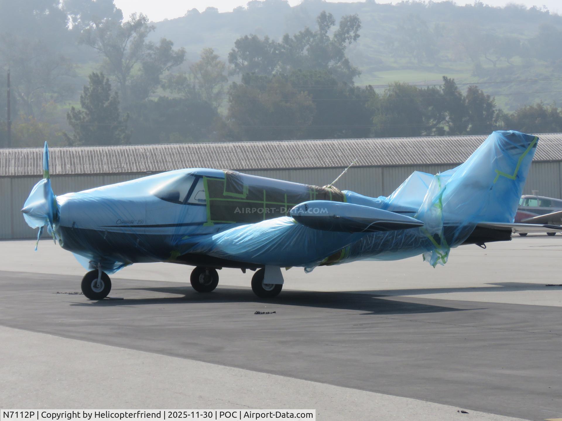 N7112P, 1960 Piper PA-24-250 Comanche C/N 24-2269, Wrapped up
