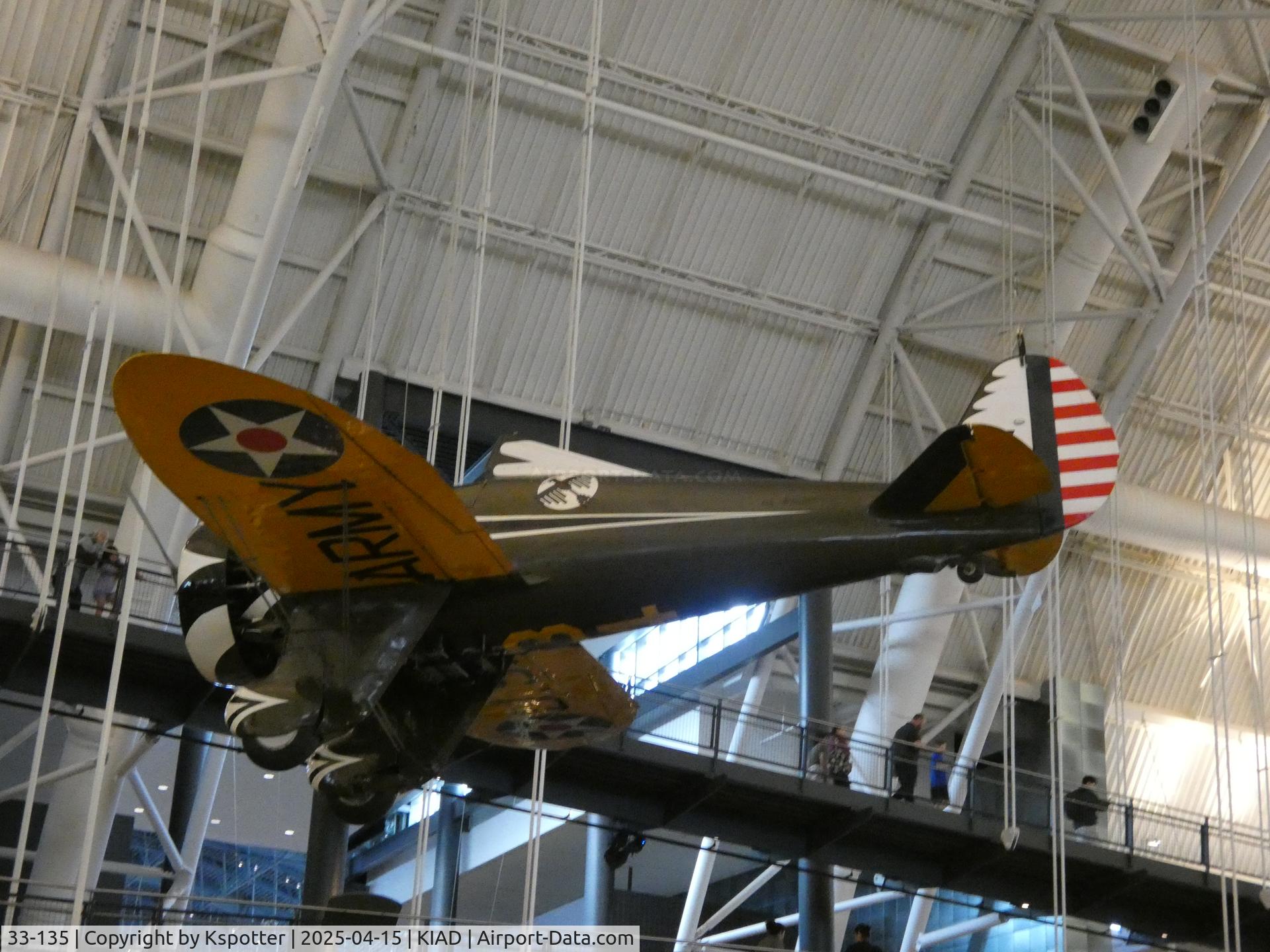 33-135, 1933 Boeing P-26A C/N 1911, Peashooter
