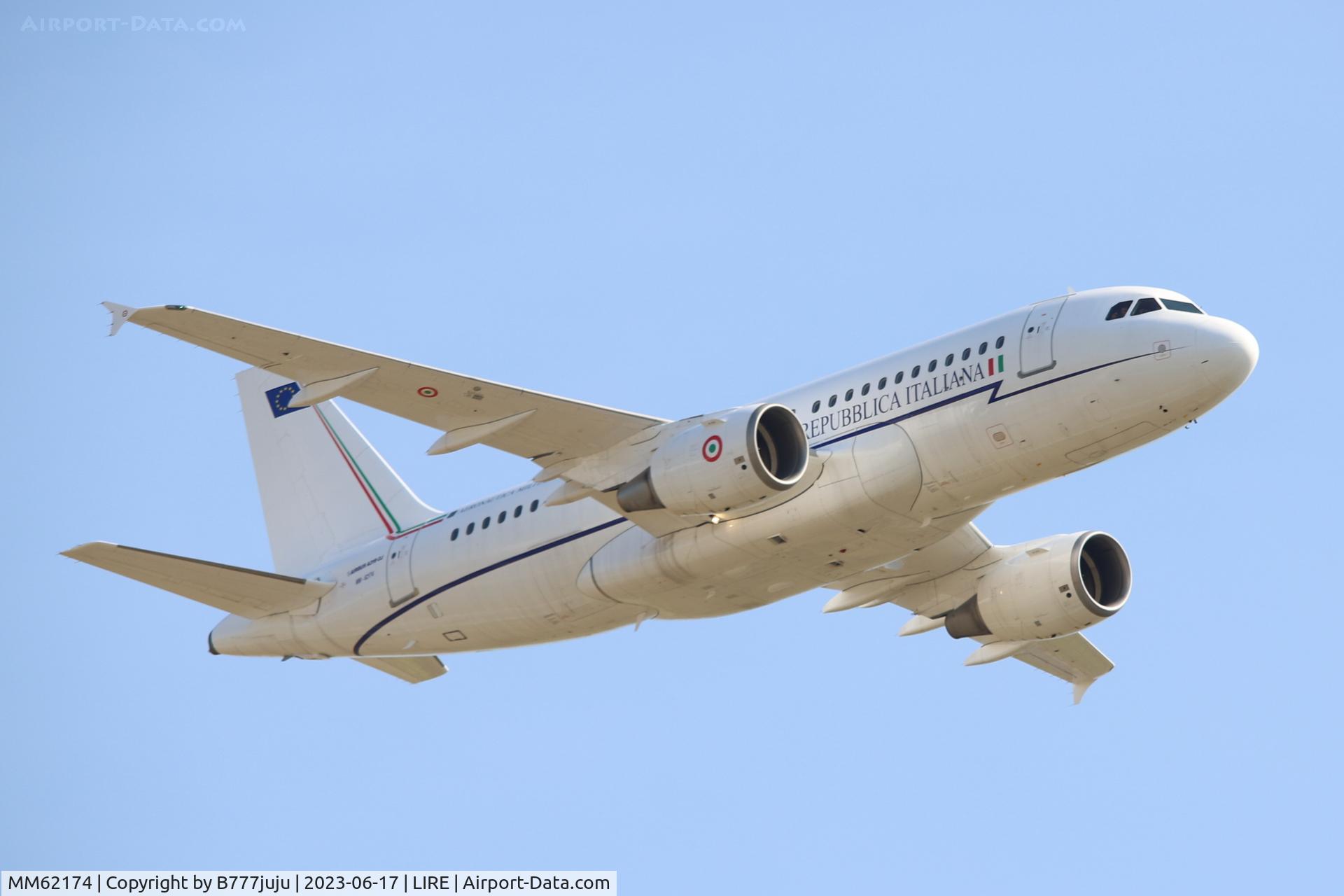 MM62174, 2000 Airbus ACJ319 (A319-115/CJ) C/N 1157, at LIRE