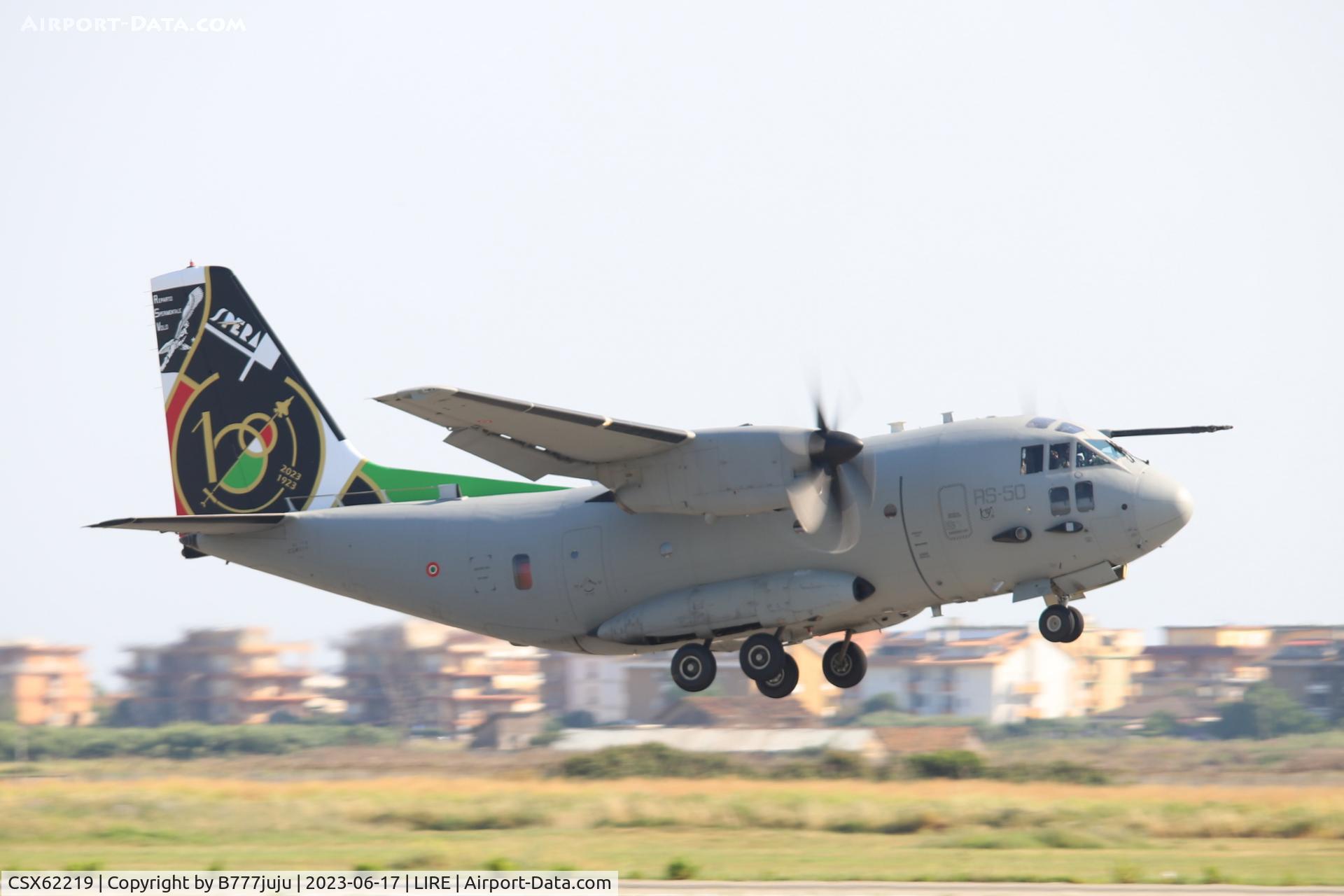 CSX62219, Alenia C-27J Spartan C/N 4119, at LIRE