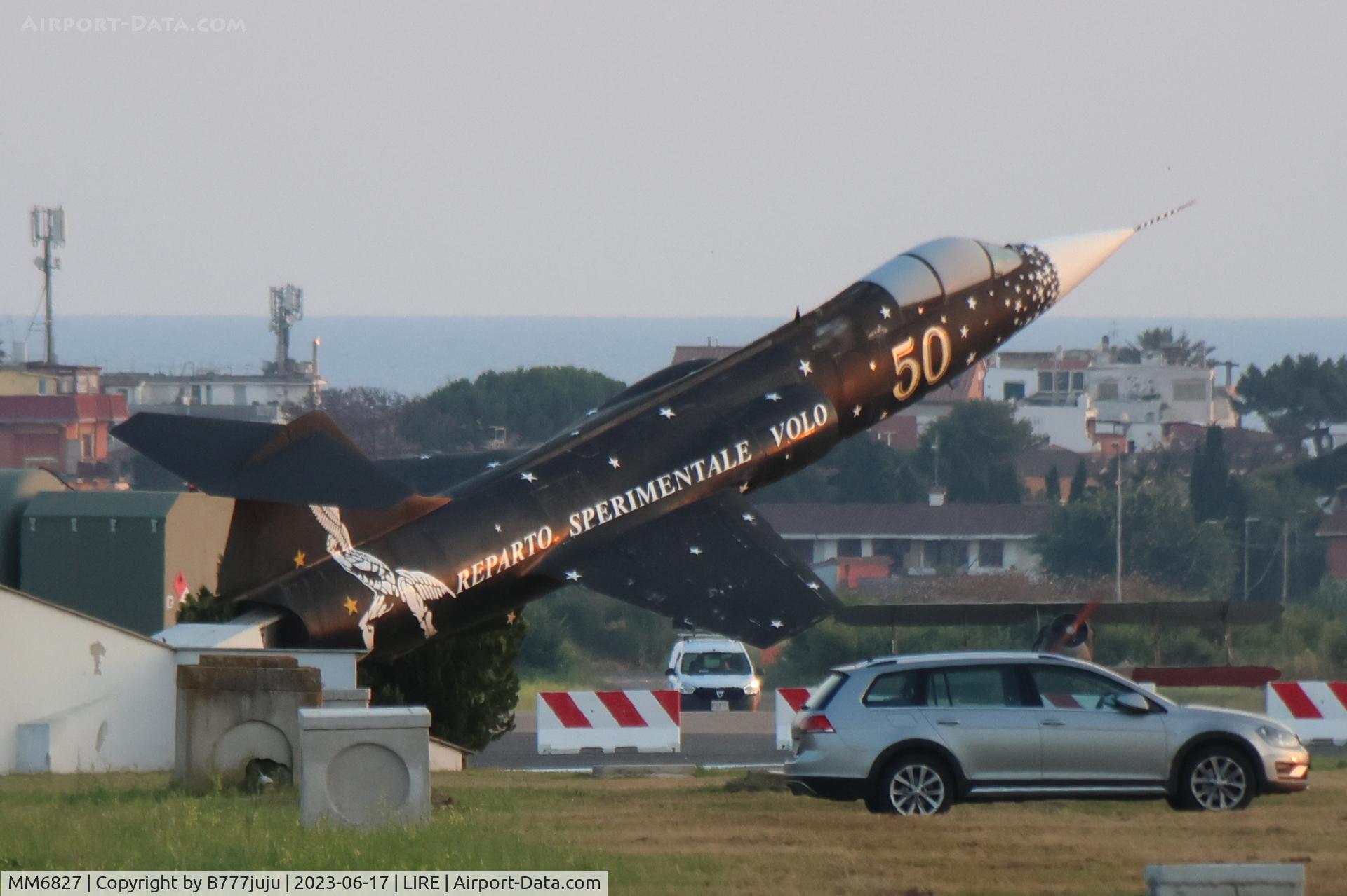 MM6827, Aeritalia F-104S-ASA Starfighter C/N 1127, at LIRE
