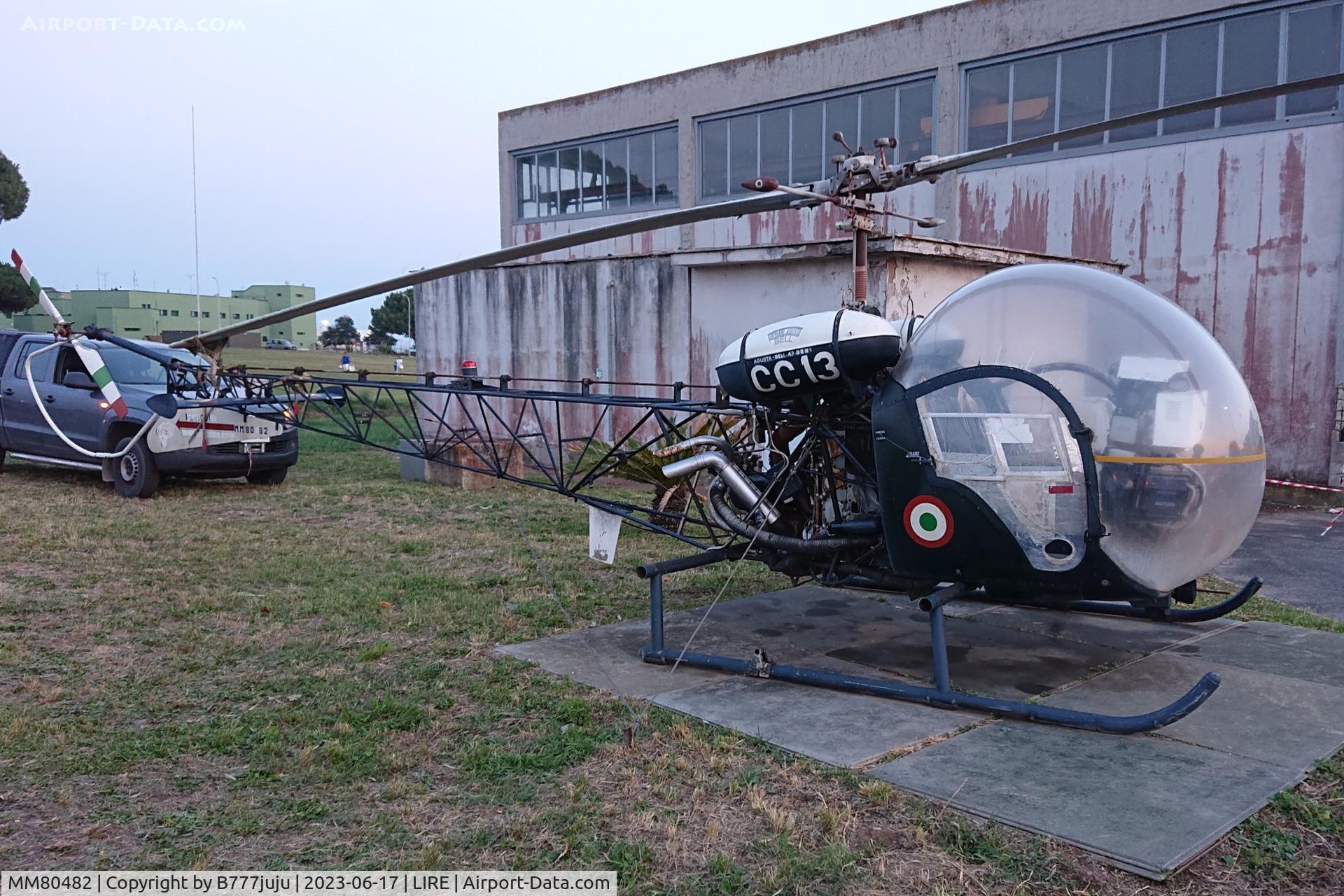 MM80482, Agusta AB-47G-3B-1 C/N 1615, at LIRE