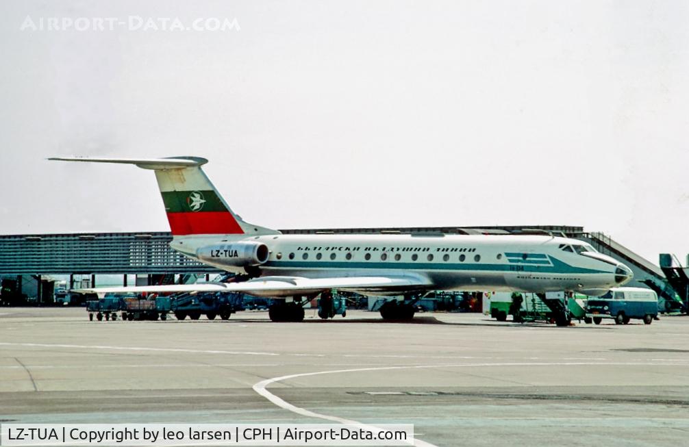 LZ-TUA, 1968 Tupolev Tu-134 C/N 8350405, Copenhagen 5.6.1969