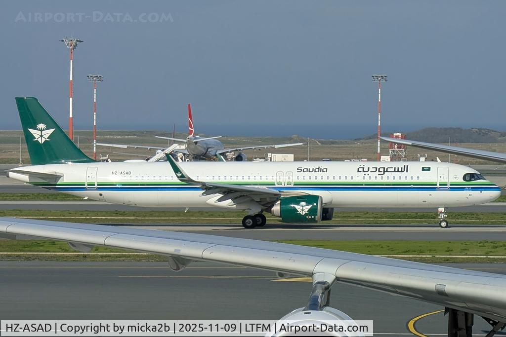 HZ-ASAD, 2023 Airbus A321-251NX C/N 11609, Taxiing