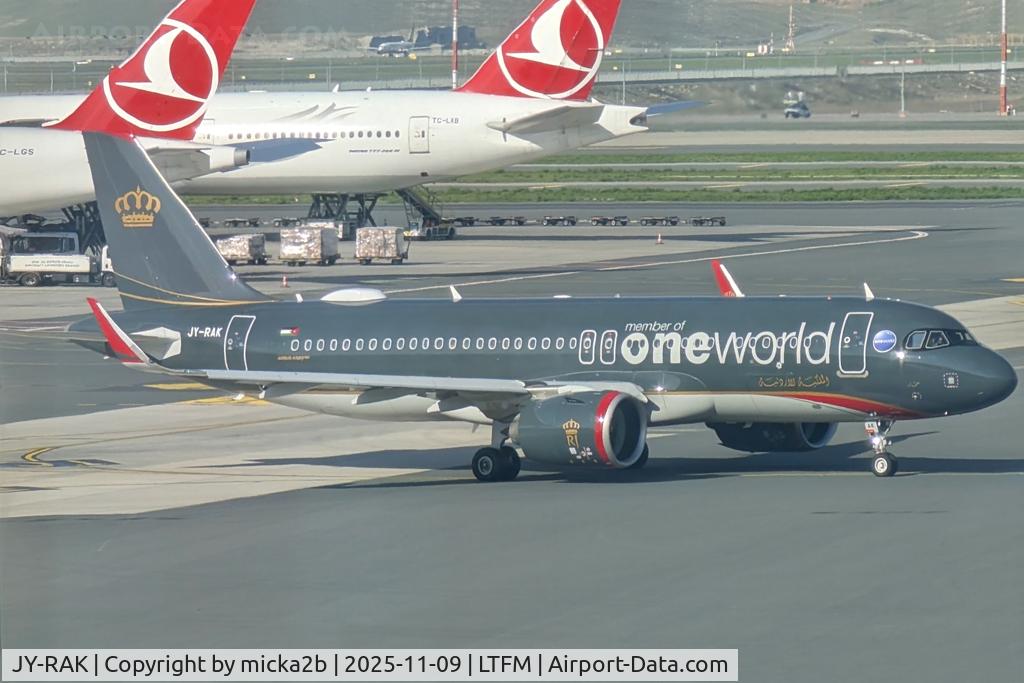 JY-RAK, 2025 Airbus A320-271N C/N 12643, Taxiing