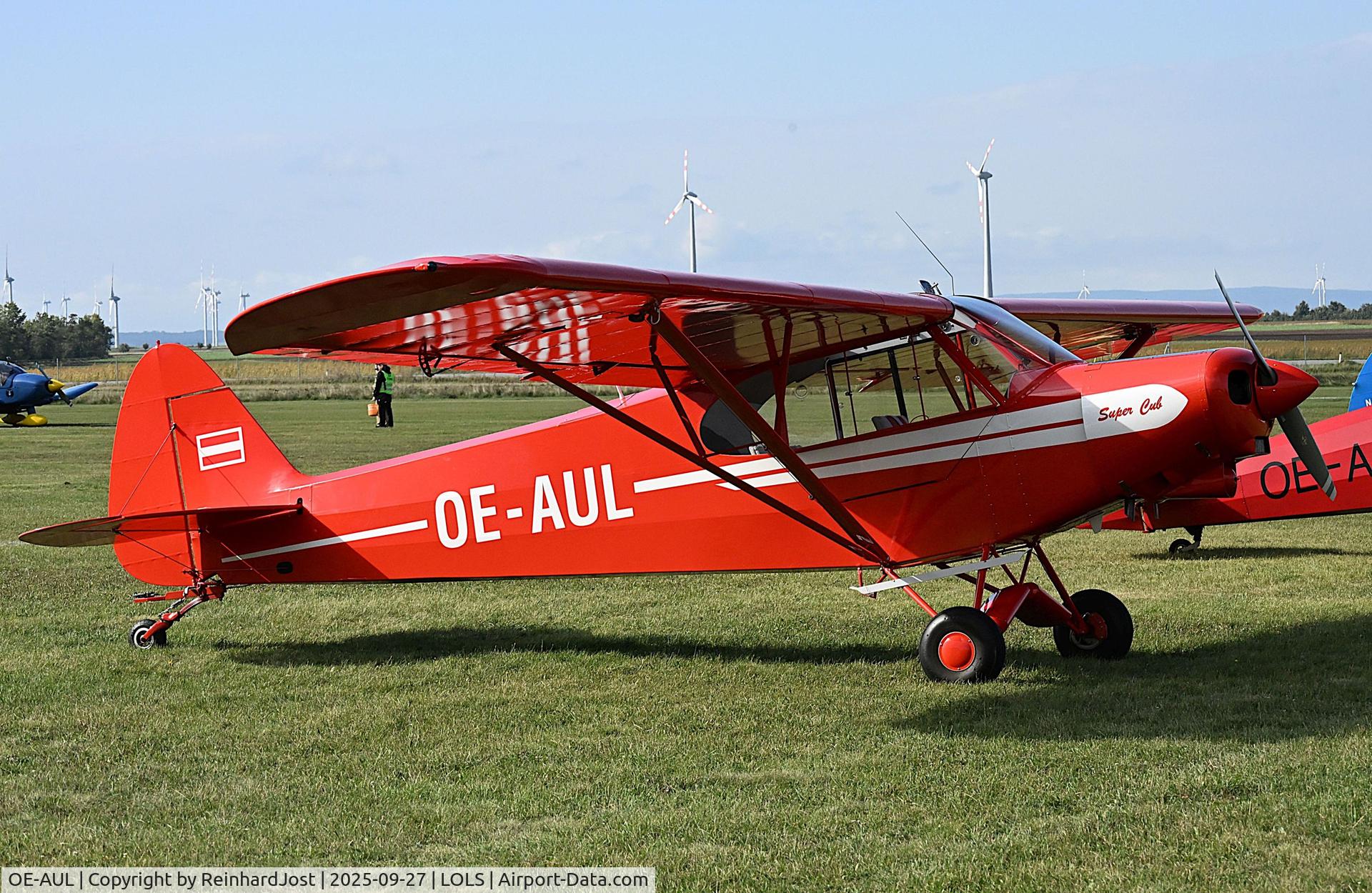 OE-AUL, Piper PA-18-150 Super Cub C/N 18-8826, Giving its public  debut after a 3-year-restauration at Flugplatzfest Spitzerberg, Austria